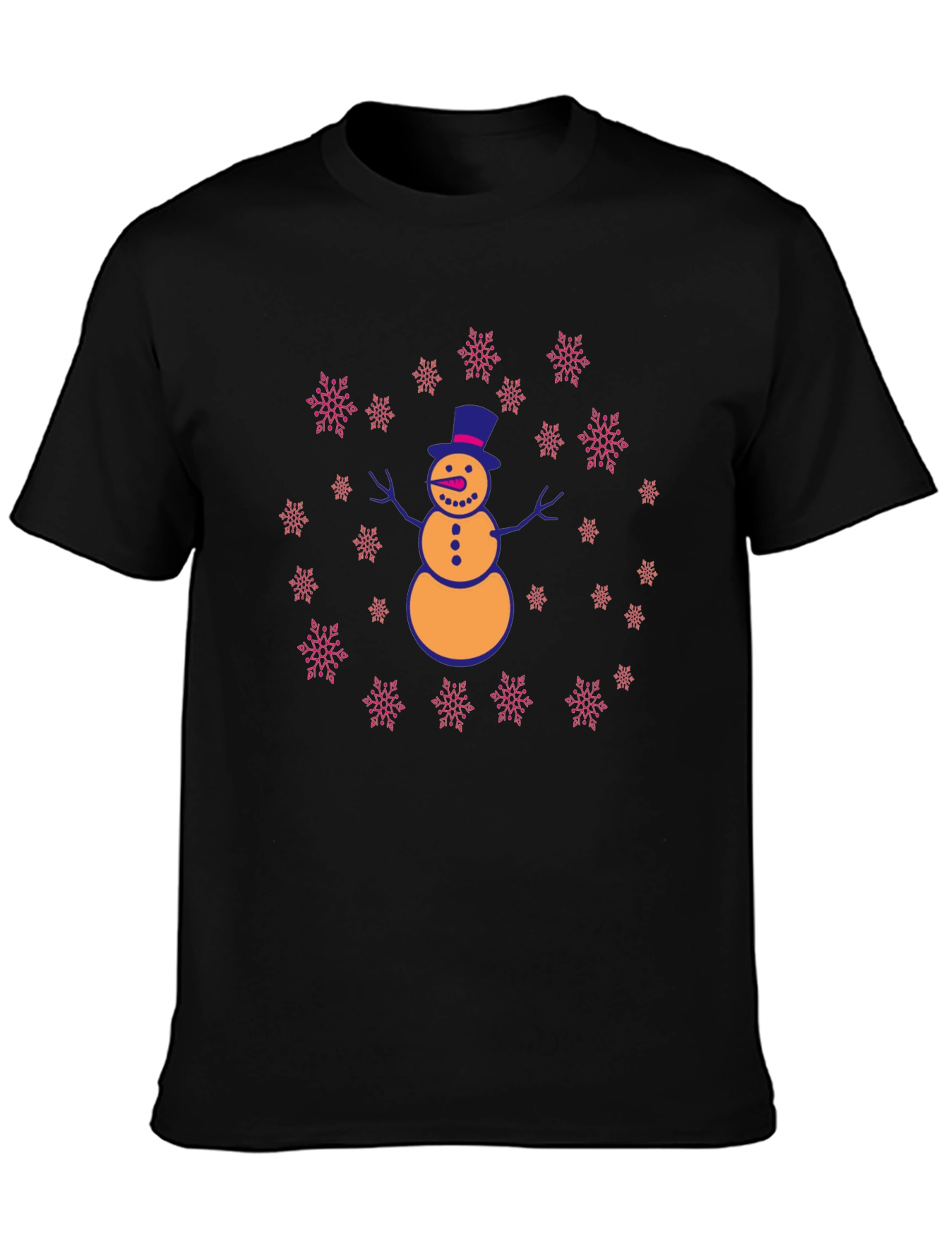 Festive Snowman Graphic Tee