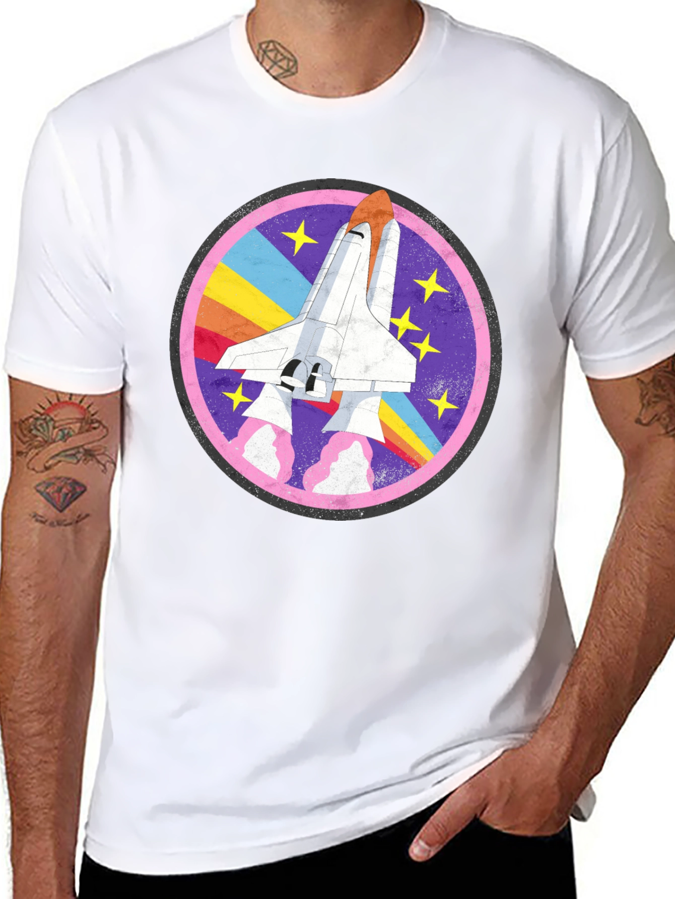 Space Shuttle Retro Graphic Tee
