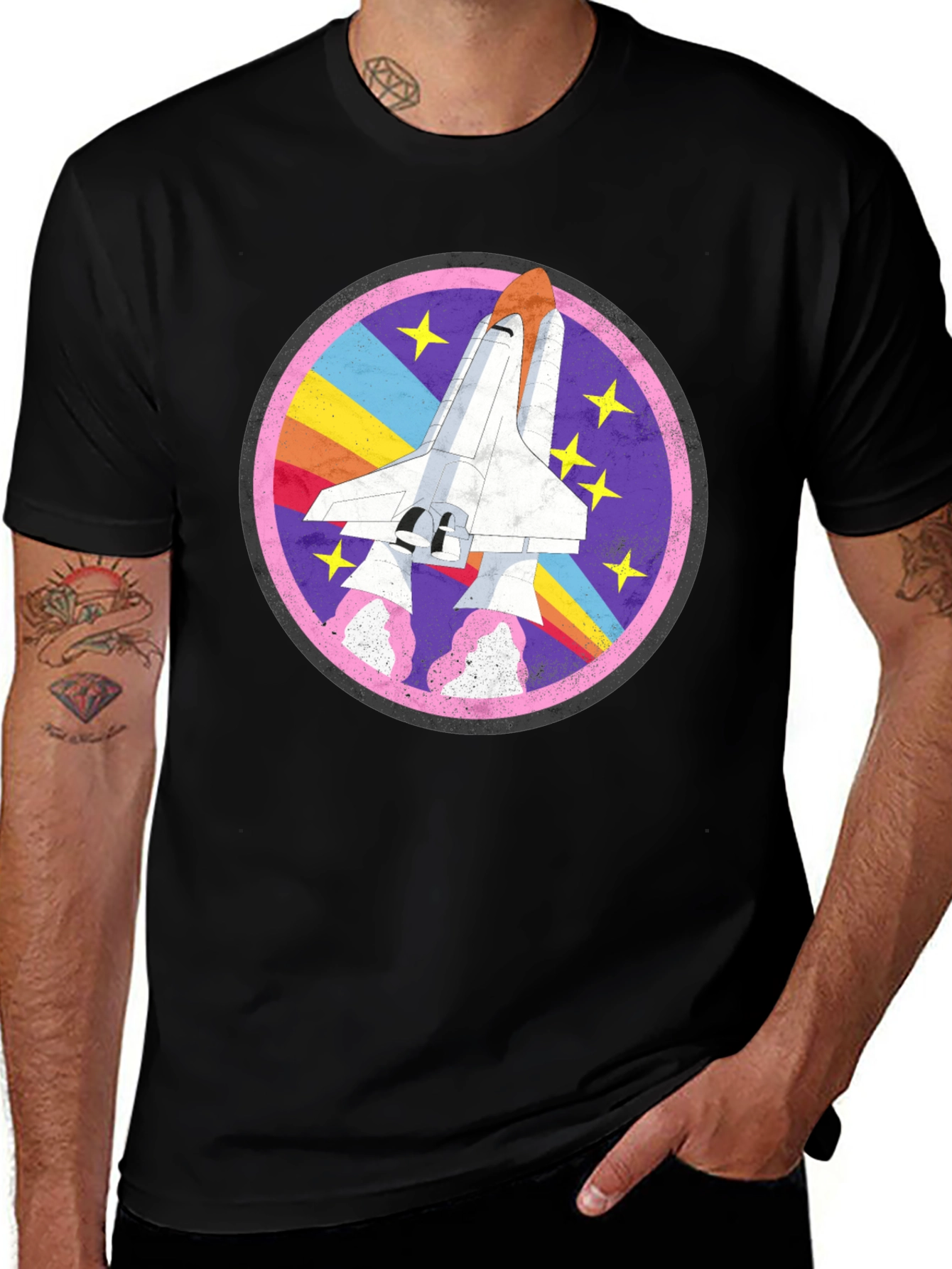 Space Shuttle Retro Graphic Tee