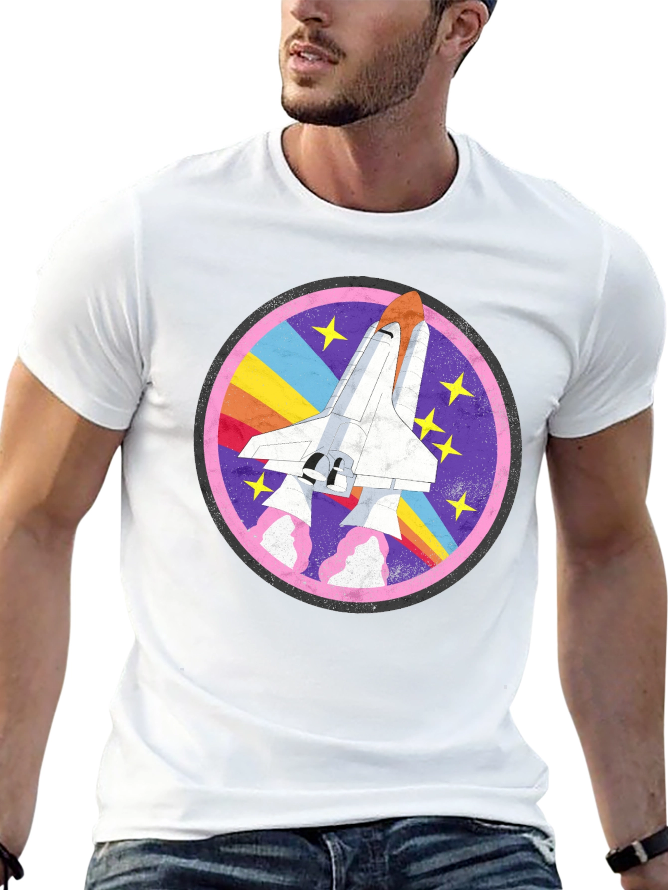 Space Shuttle Retro Graphic Tee