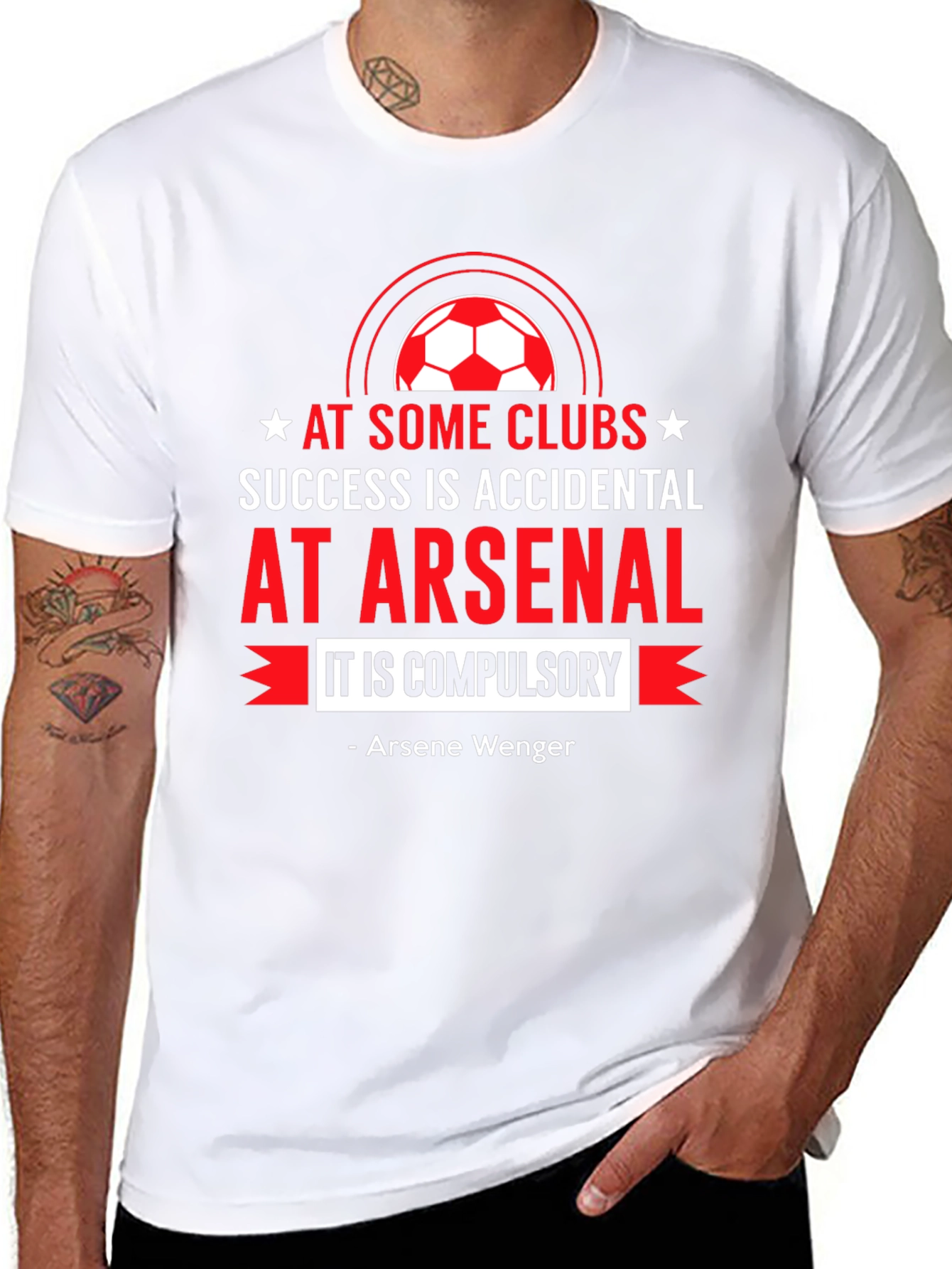 Arsenal Soccer T-Shirt - Compulsory Success