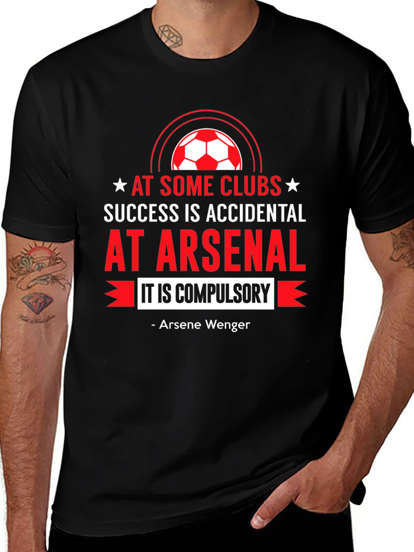 Arsenal Soccer T-Shirt - Compulsory Success