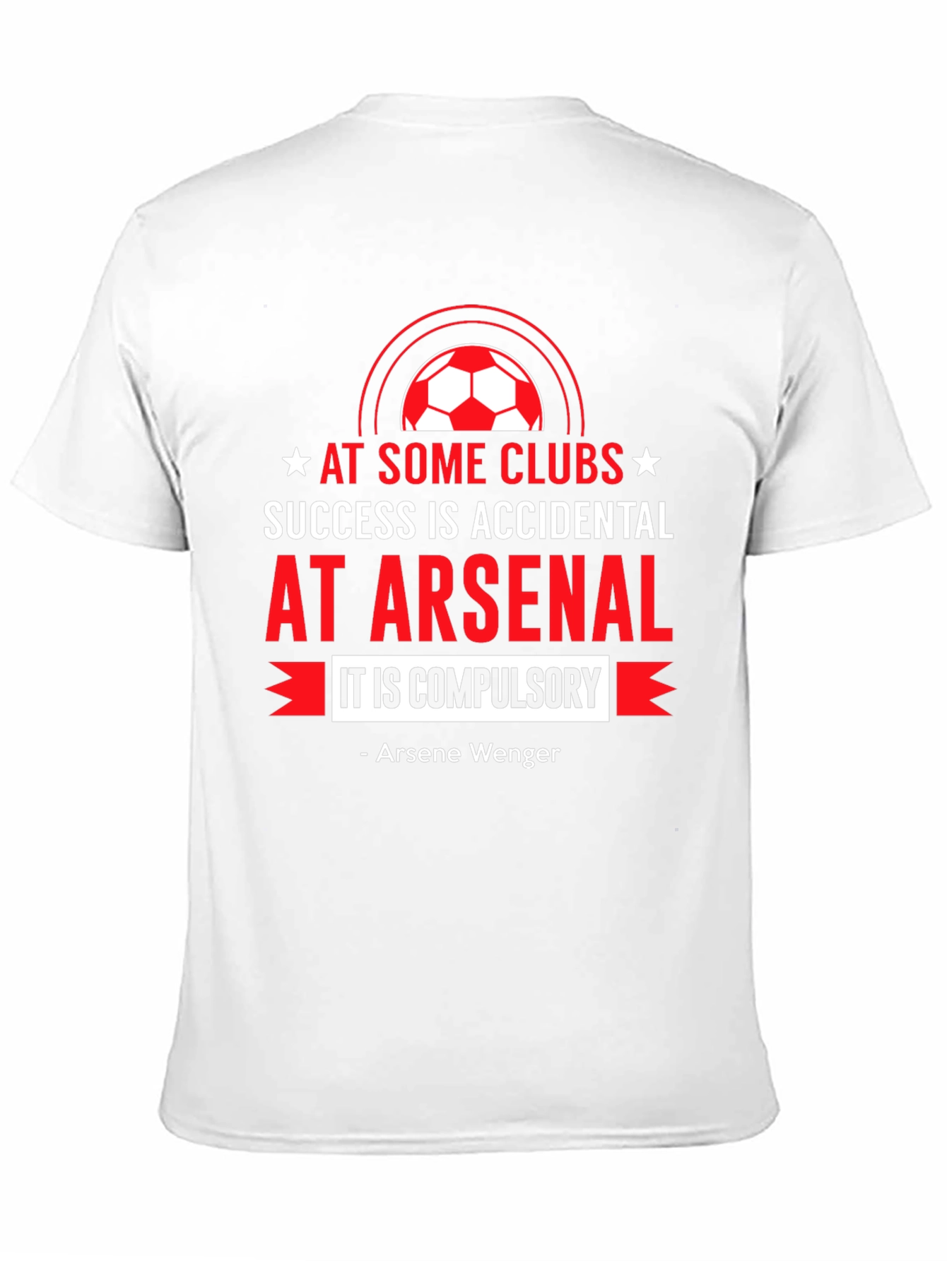 Arsenal Soccer T-Shirt - Compulsory Success