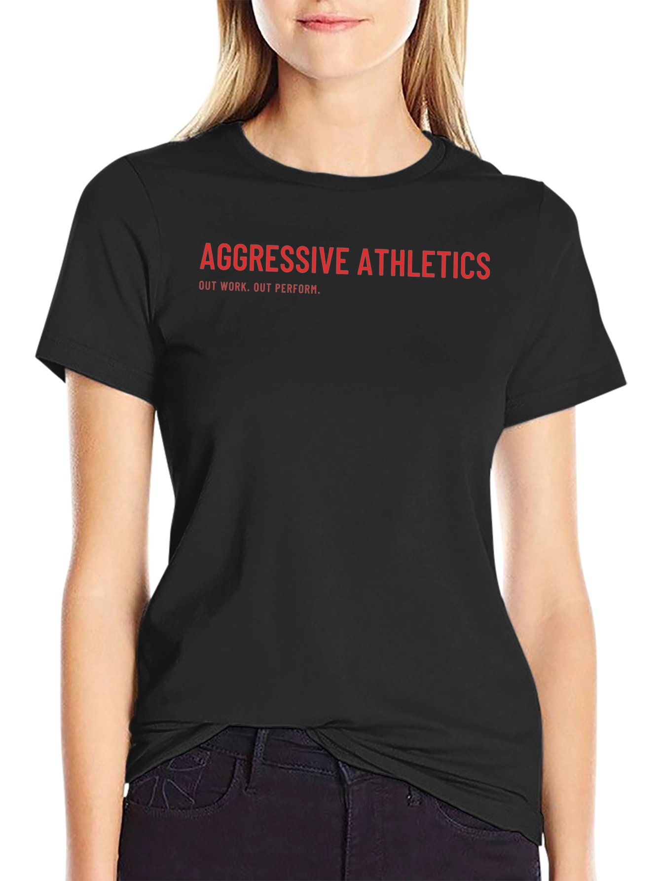 Aggressive Athletics Black T-Shirt