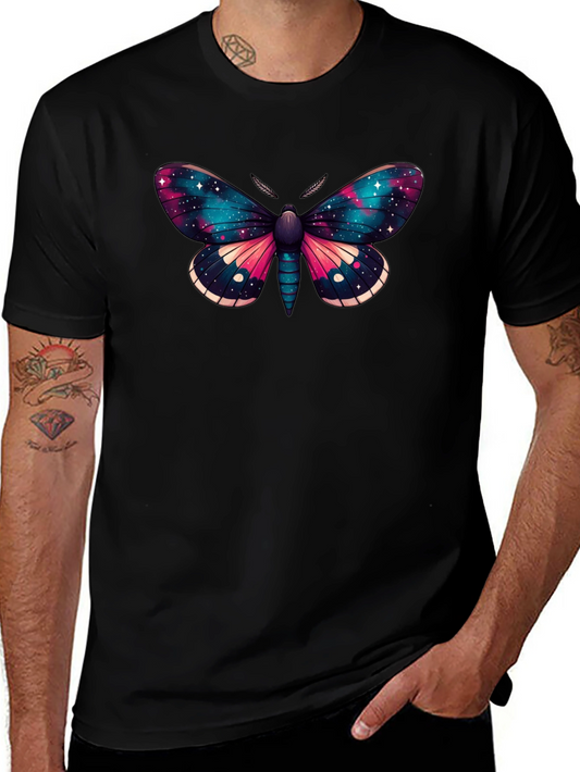 Galaxy Moth Graphic T-Shirt
