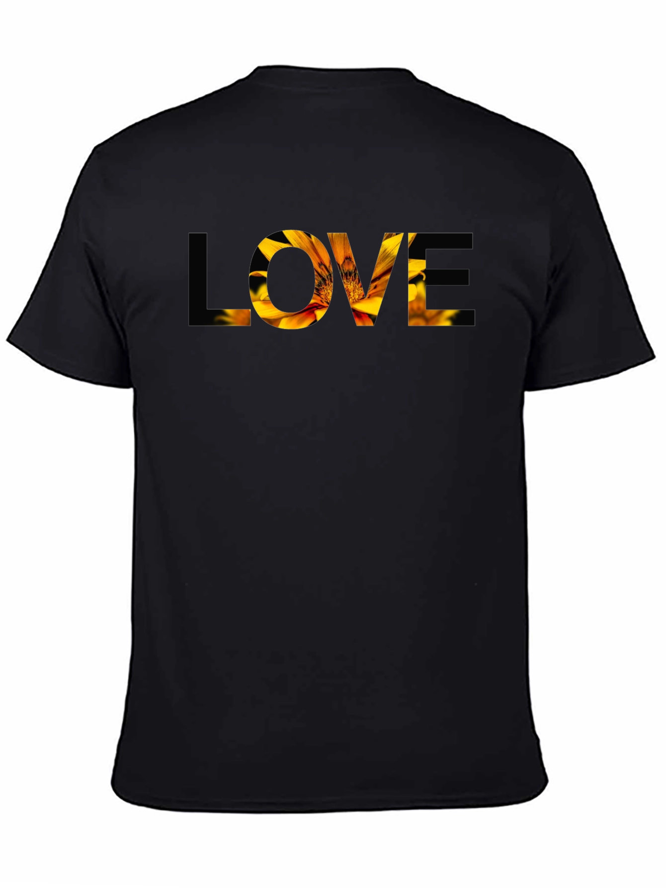 Floral LOVE Graphic T-Shirt - Stylish Mens Tee