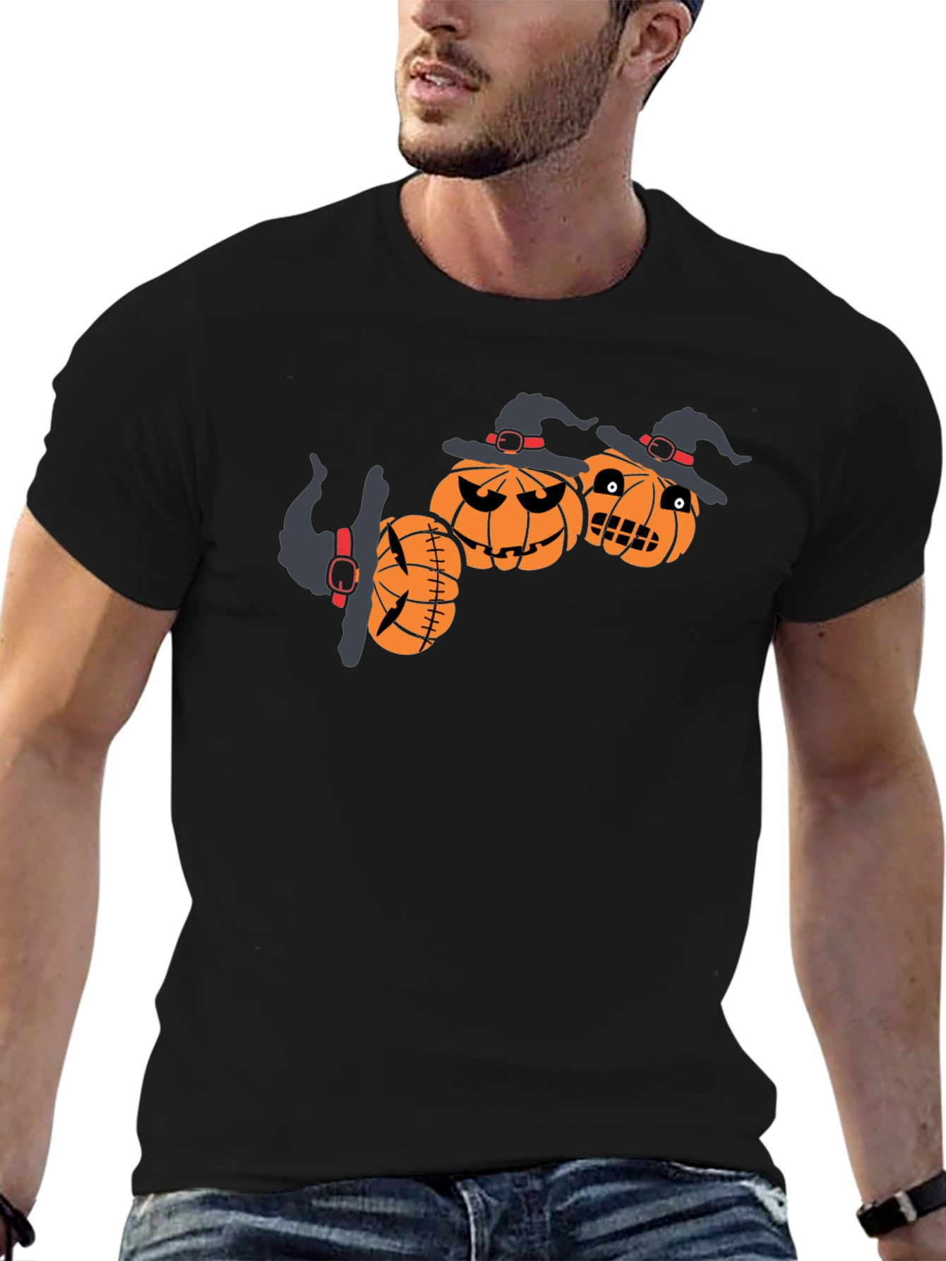 Halloween Pumpkin Witch T-Shirt