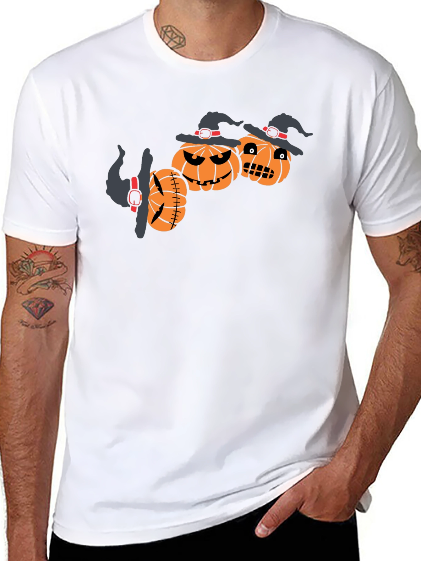 Halloween Pumpkin Witch T-Shirt
