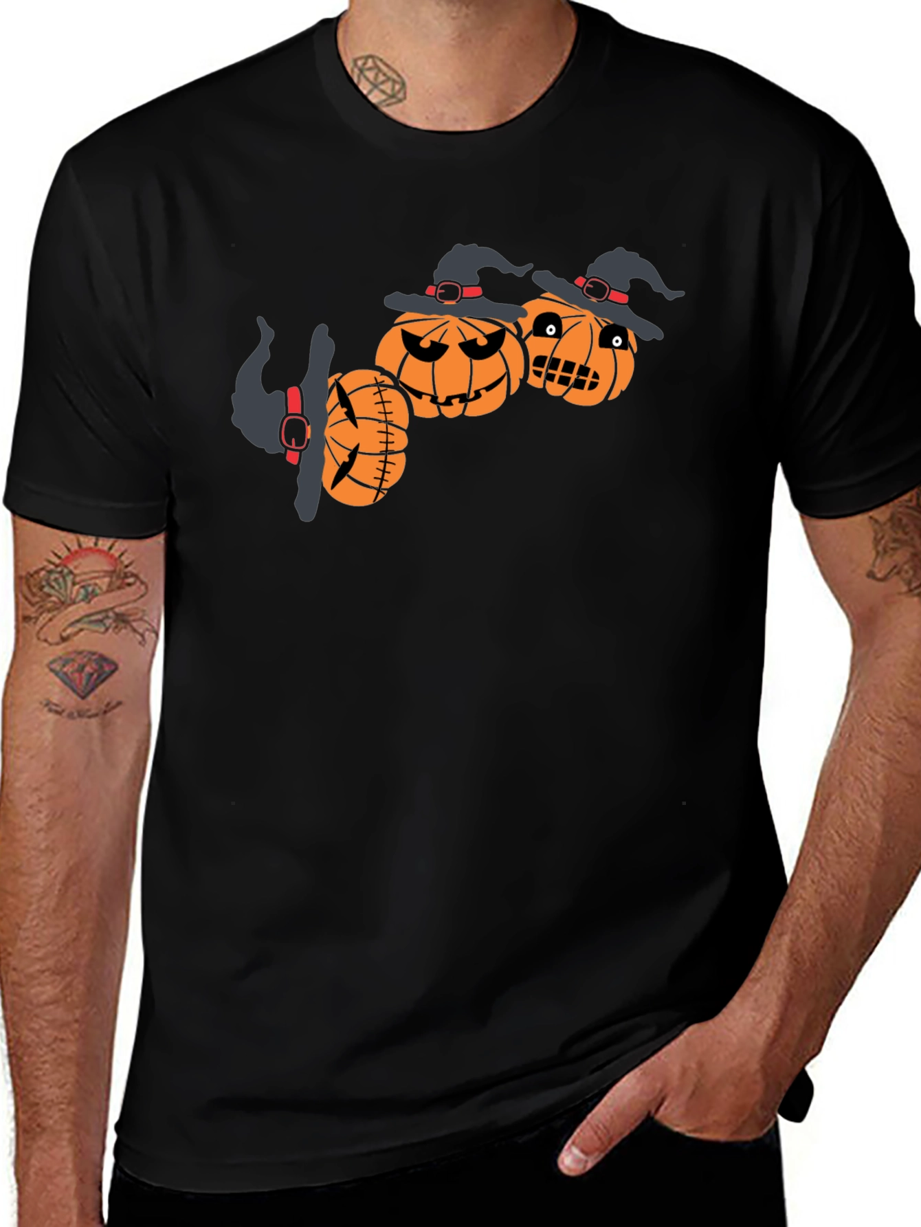 Halloween Pumpkin Witch T-Shirt