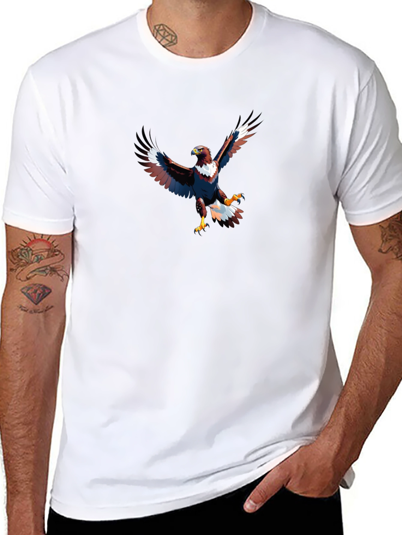 Eagle Graphic Black T-Shirt