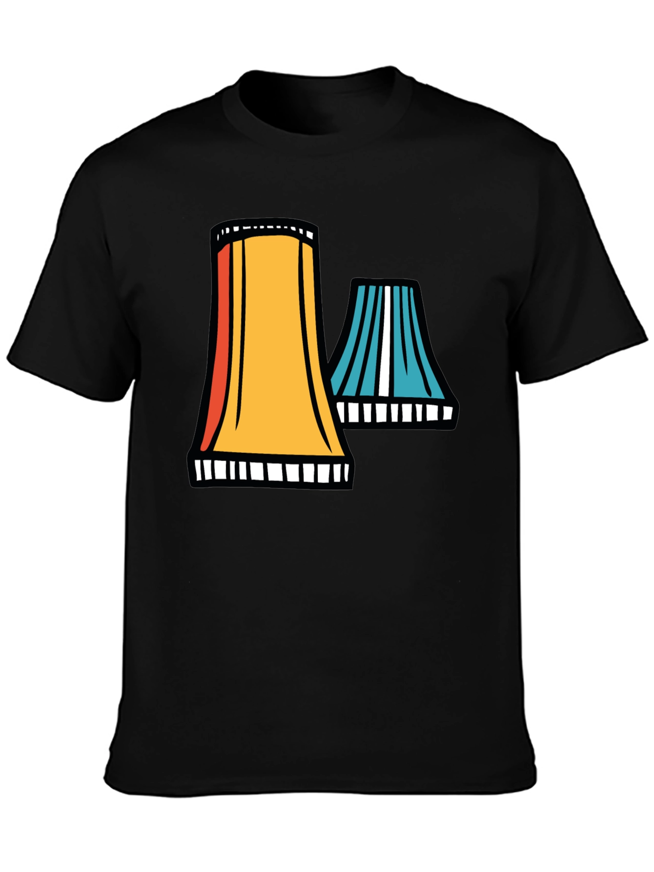 Cooling Tower Graphic Tee - Retro Style