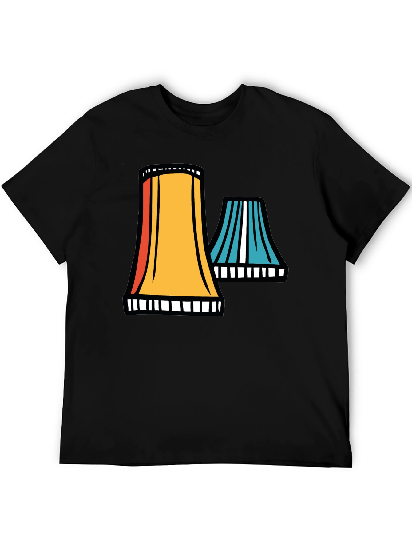Cooling Tower Graphic Tee - Retro Style