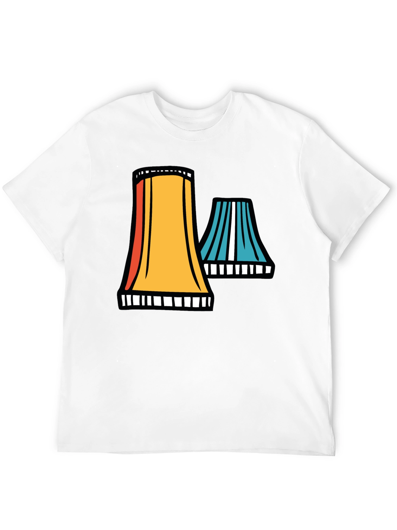Cooling Tower Graphic Tee - Retro Style