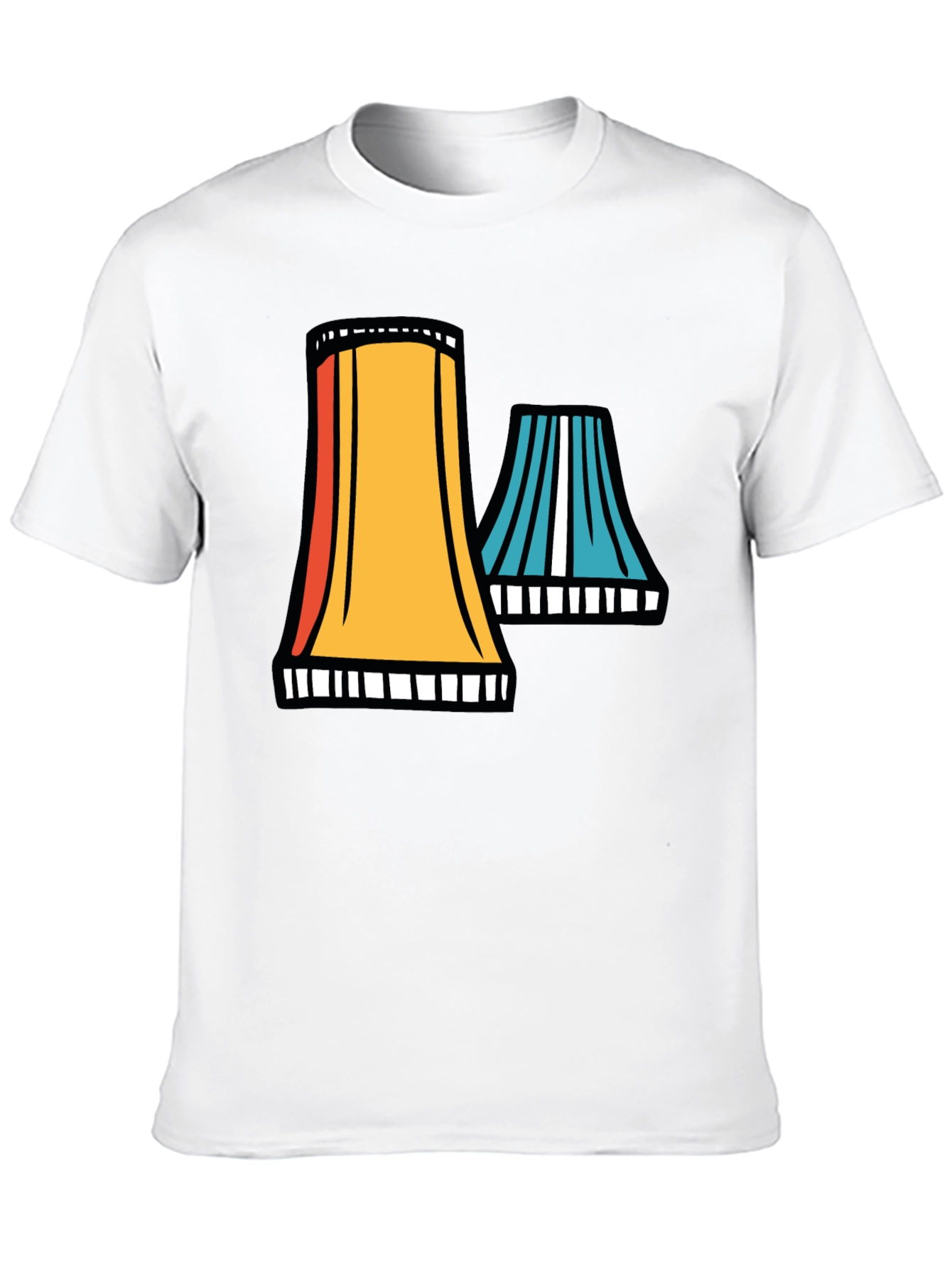 Cooling Tower Graphic Tee - Retro Style