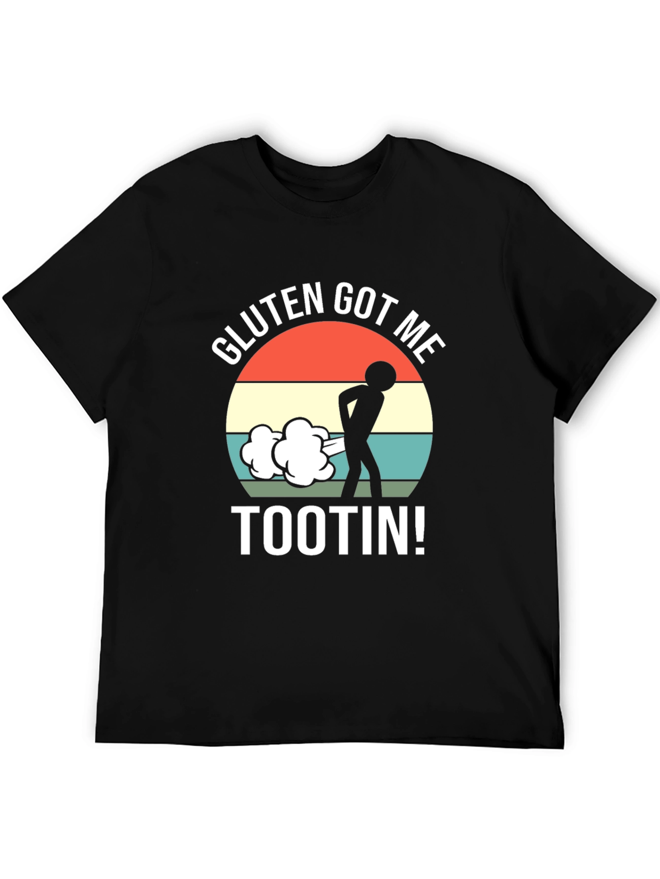Gluten Got Me Tootin Graphic T-Shirt