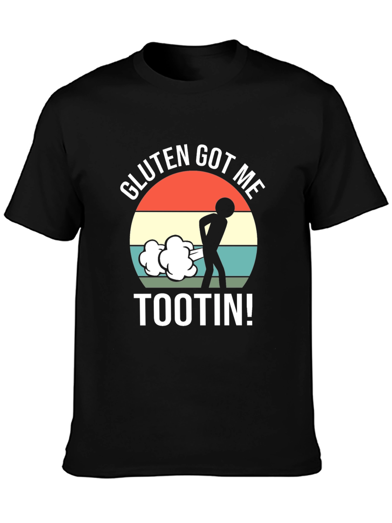 Gluten Got Me Tootin Graphic T-Shirt