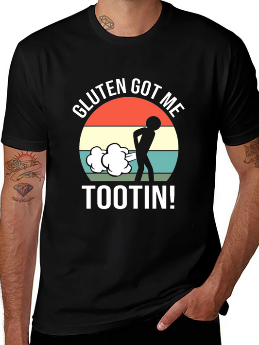 Gluten Got Me Tootin Graphic T-Shirt