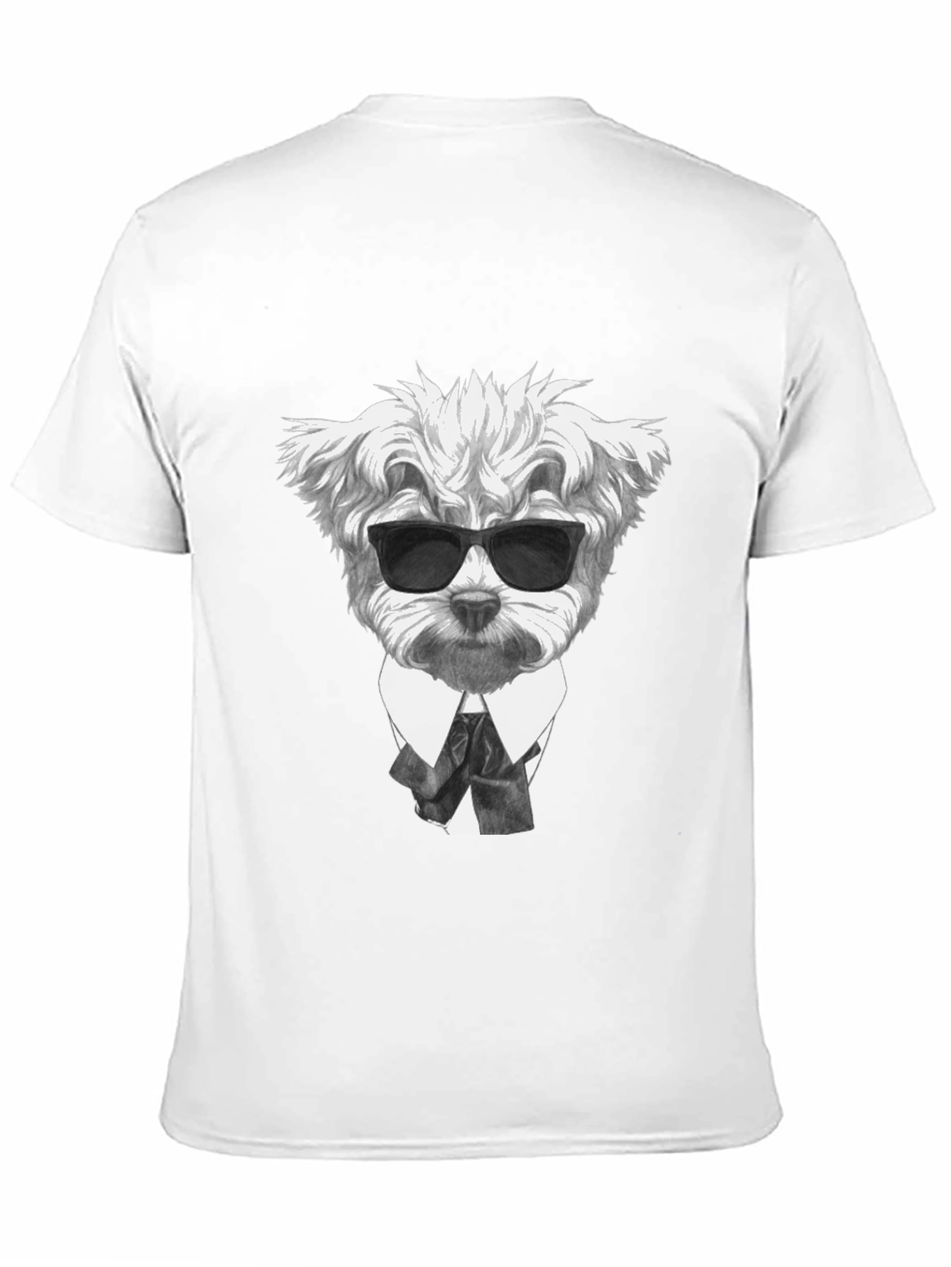Dog in Suit Graphic Tee - Cool & Stylish