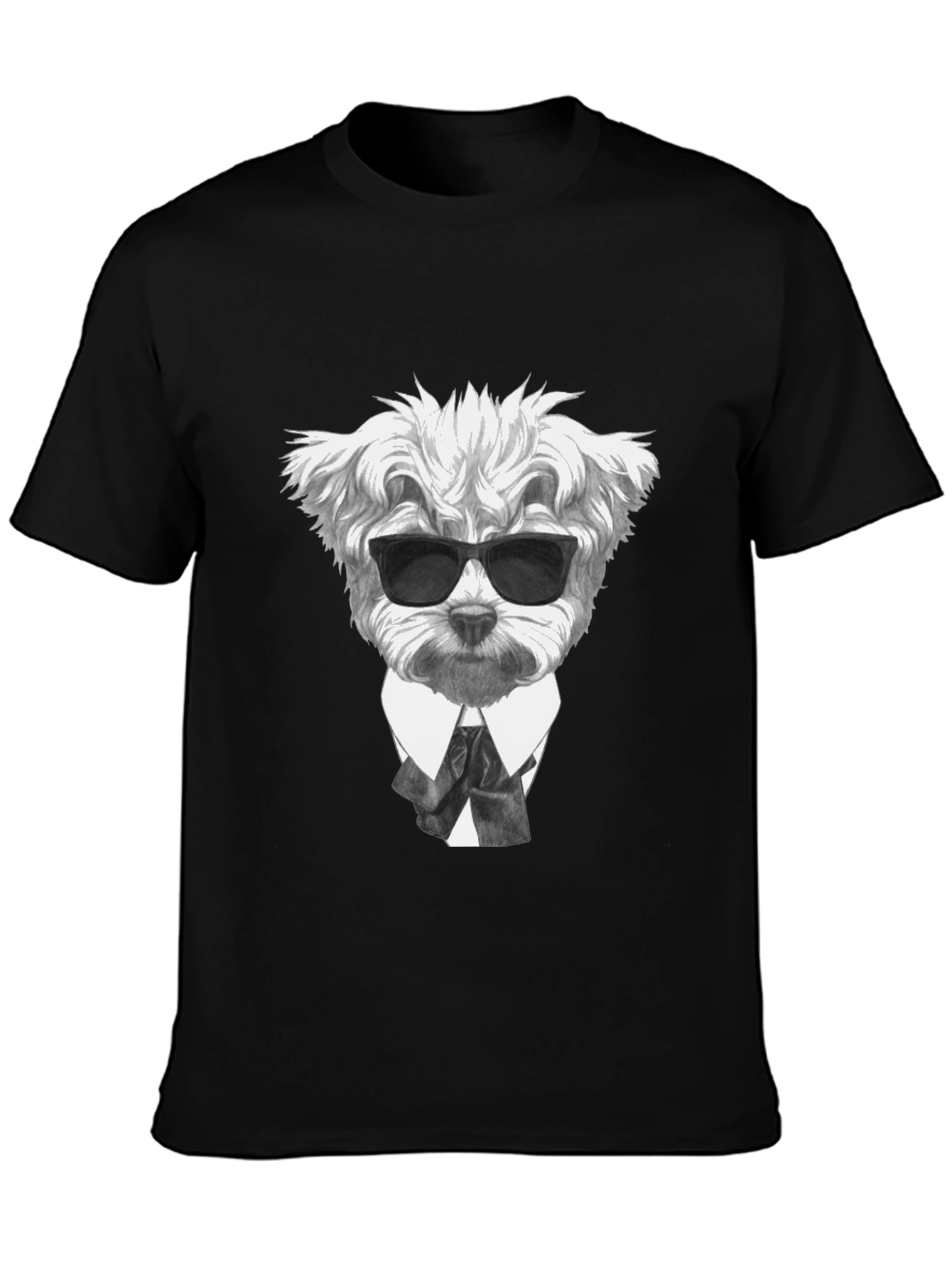 Dog in Suit Graphic Tee - Cool & Stylish