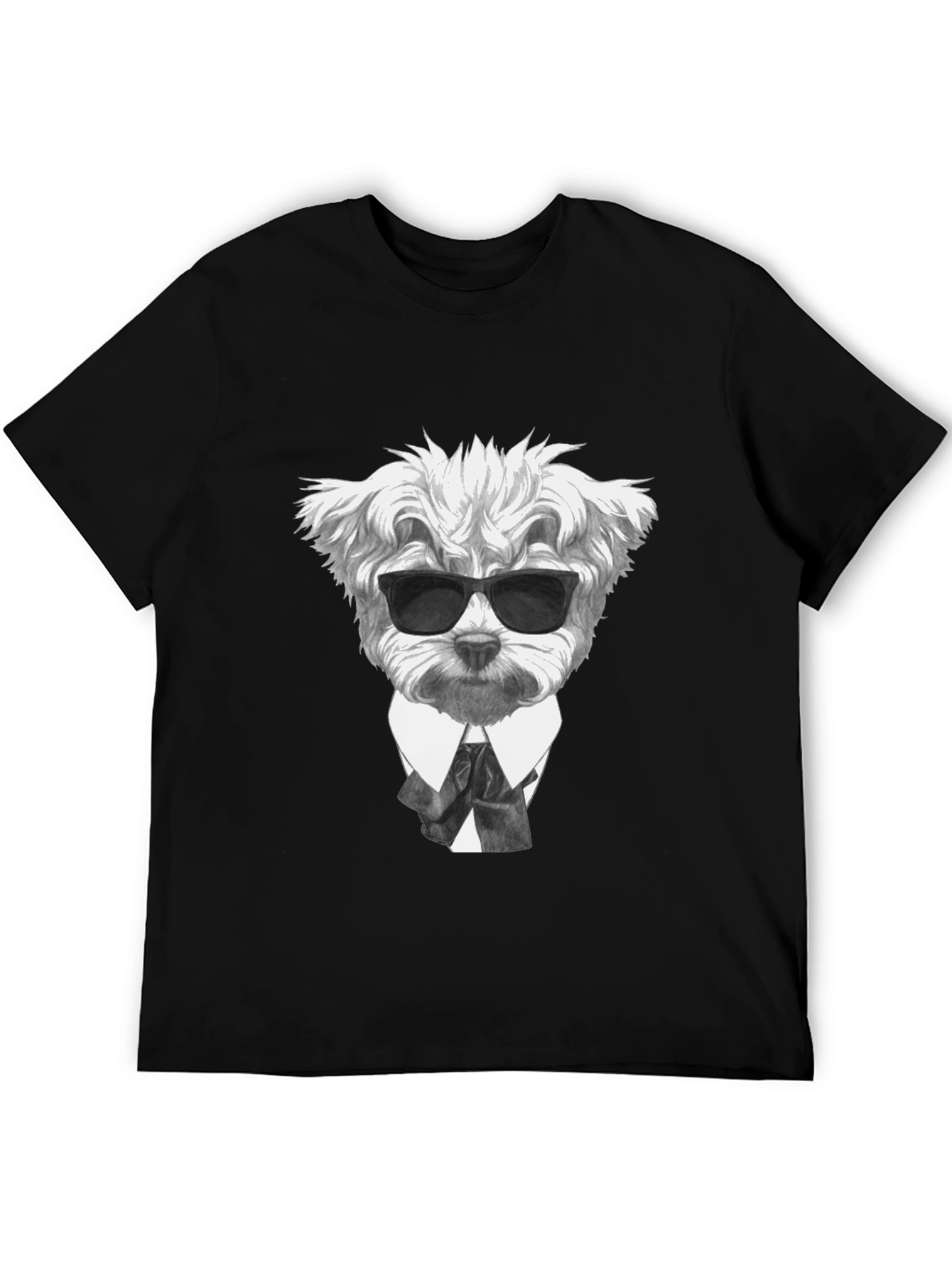 Dog in Suit Graphic Tee - Cool & Stylish