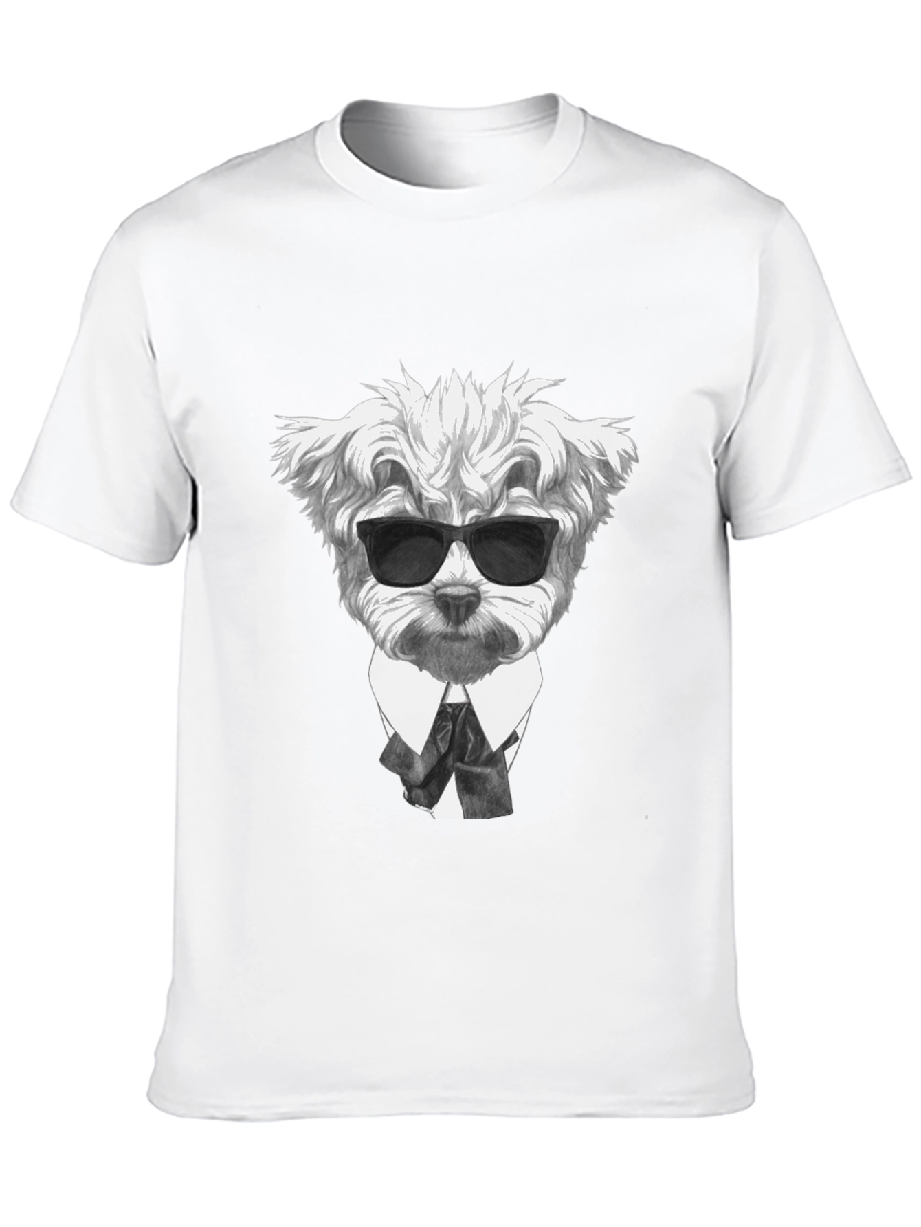 Dog in Suit Graphic Tee - Cool & Stylish
