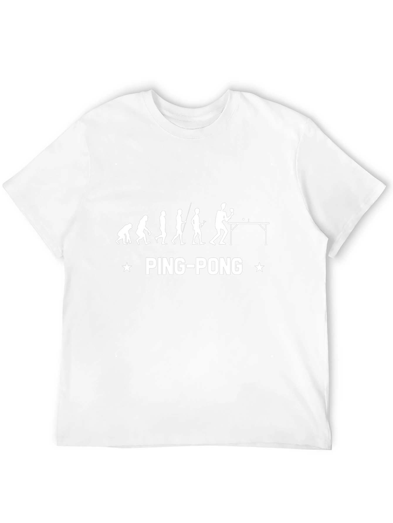 Evolution of Ping Pong Black T-Shirt