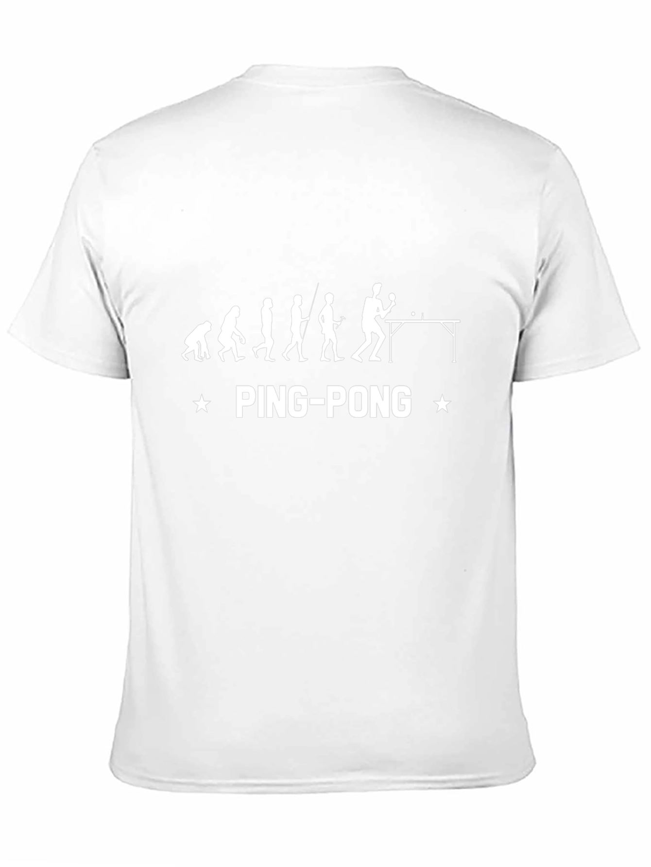 Evolution of Ping Pong Black T-Shirt