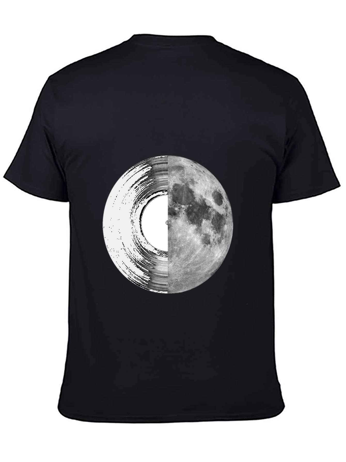 Vinyl Moon Graphic Tee - Unique Music Lover Shirt