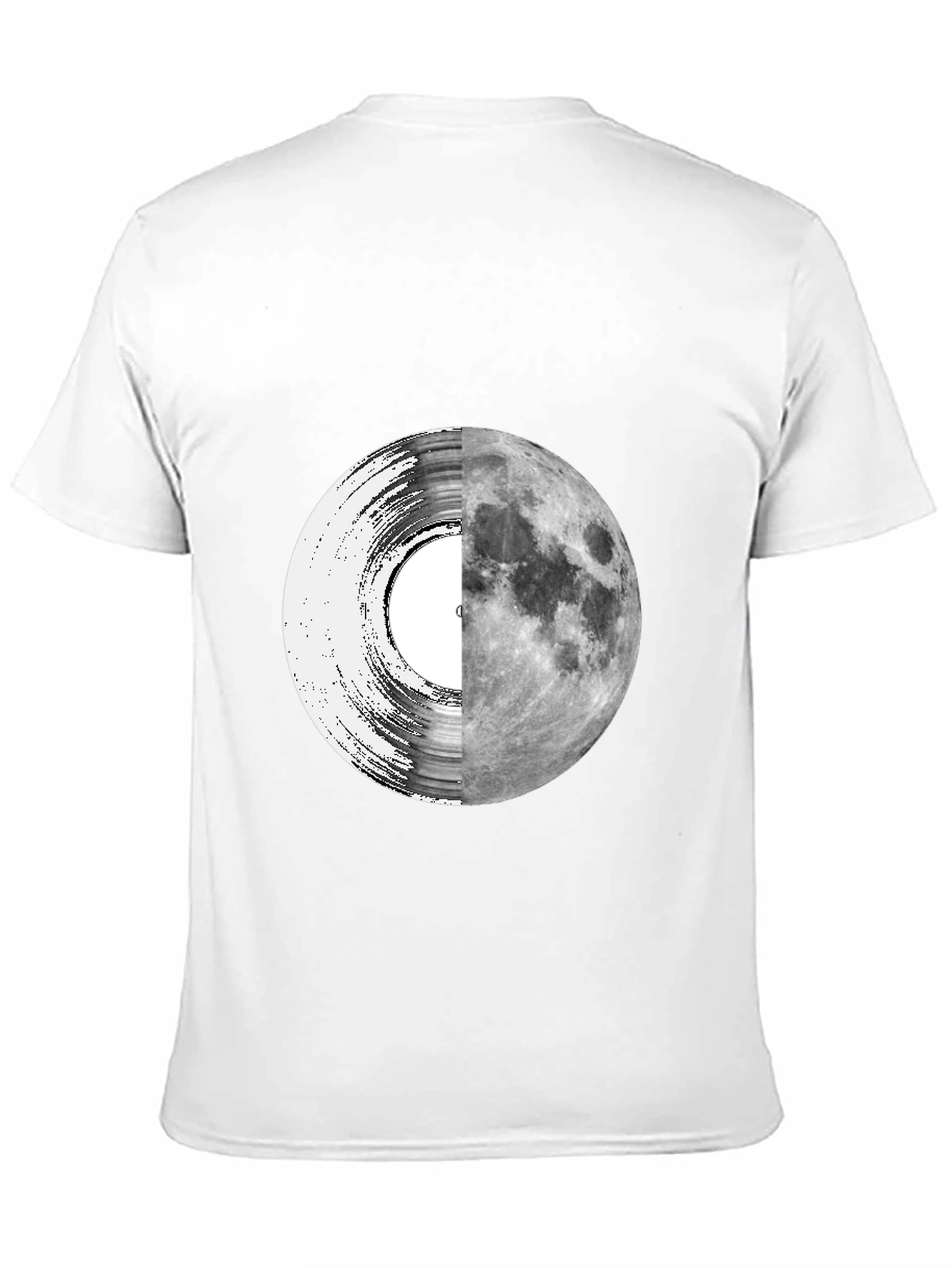 Vinyl Moon Graphic Tee - Unique Music Lover Shirt