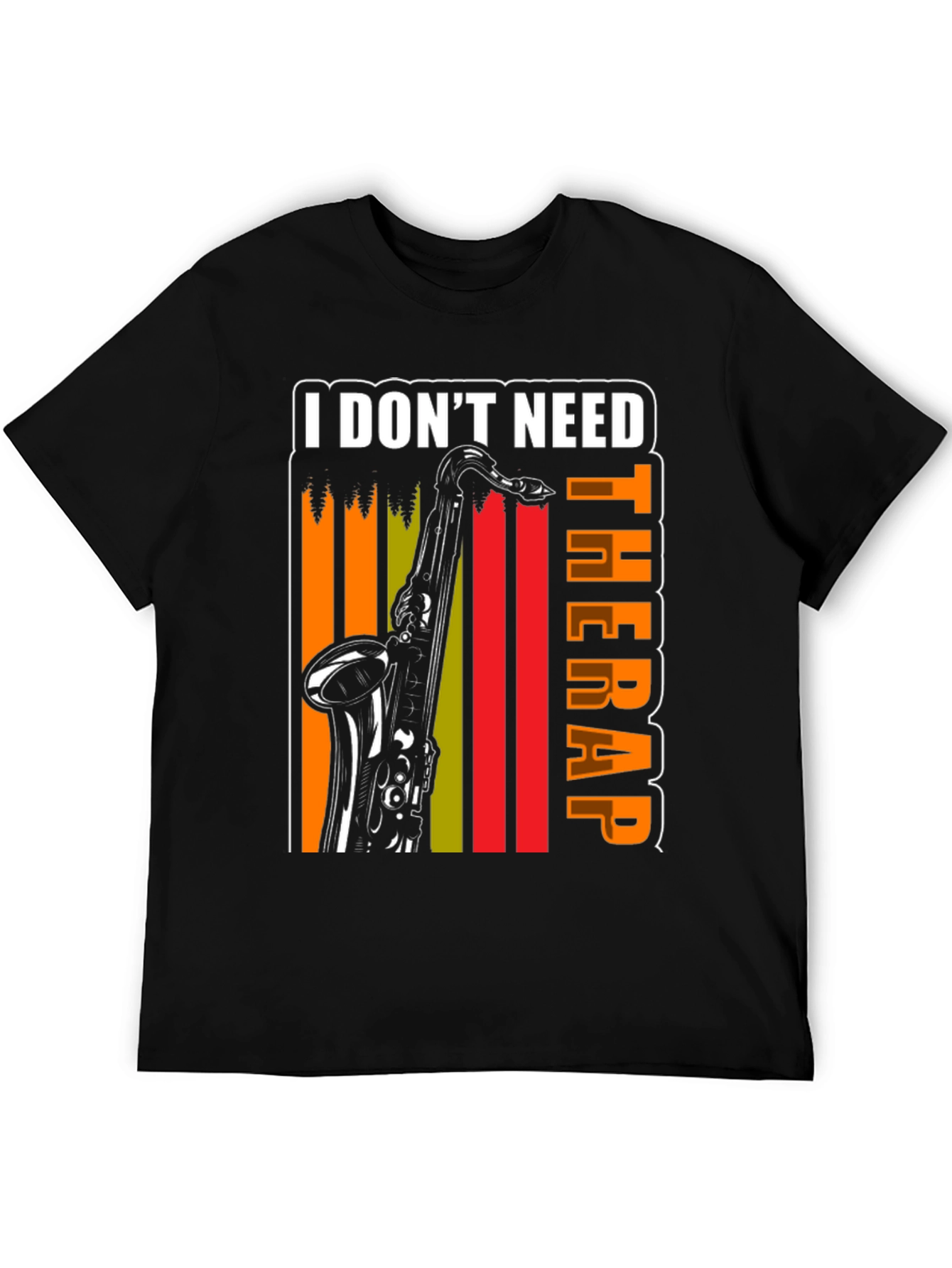 Saxophone Therapy T-Shirt - Music Lover Gift