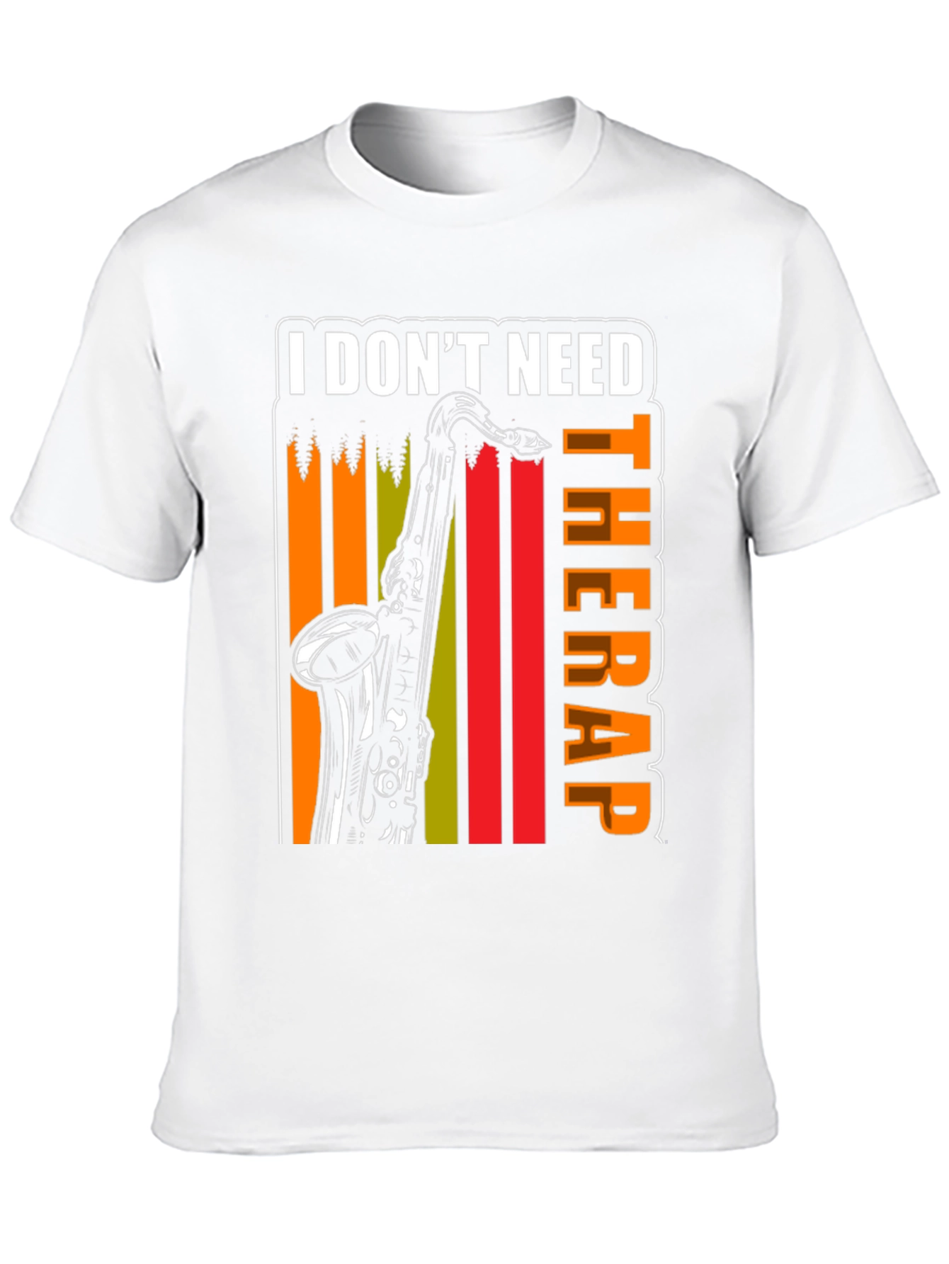 Saxophone Therapy T-Shirt - Music Lover Gift