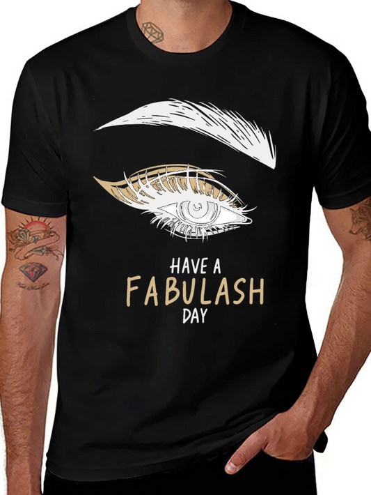 Fabulash Day Tee - Stylish Eye Graphic T-Shirt