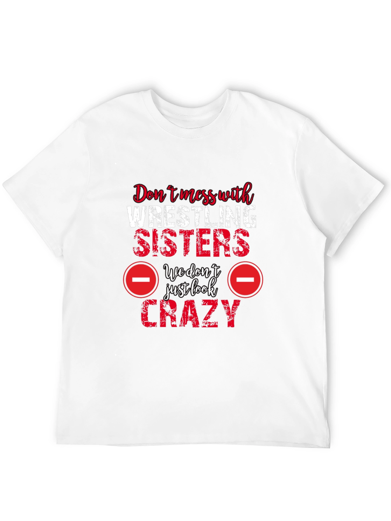 Wrestling Sisters Crazy Graphic Tee