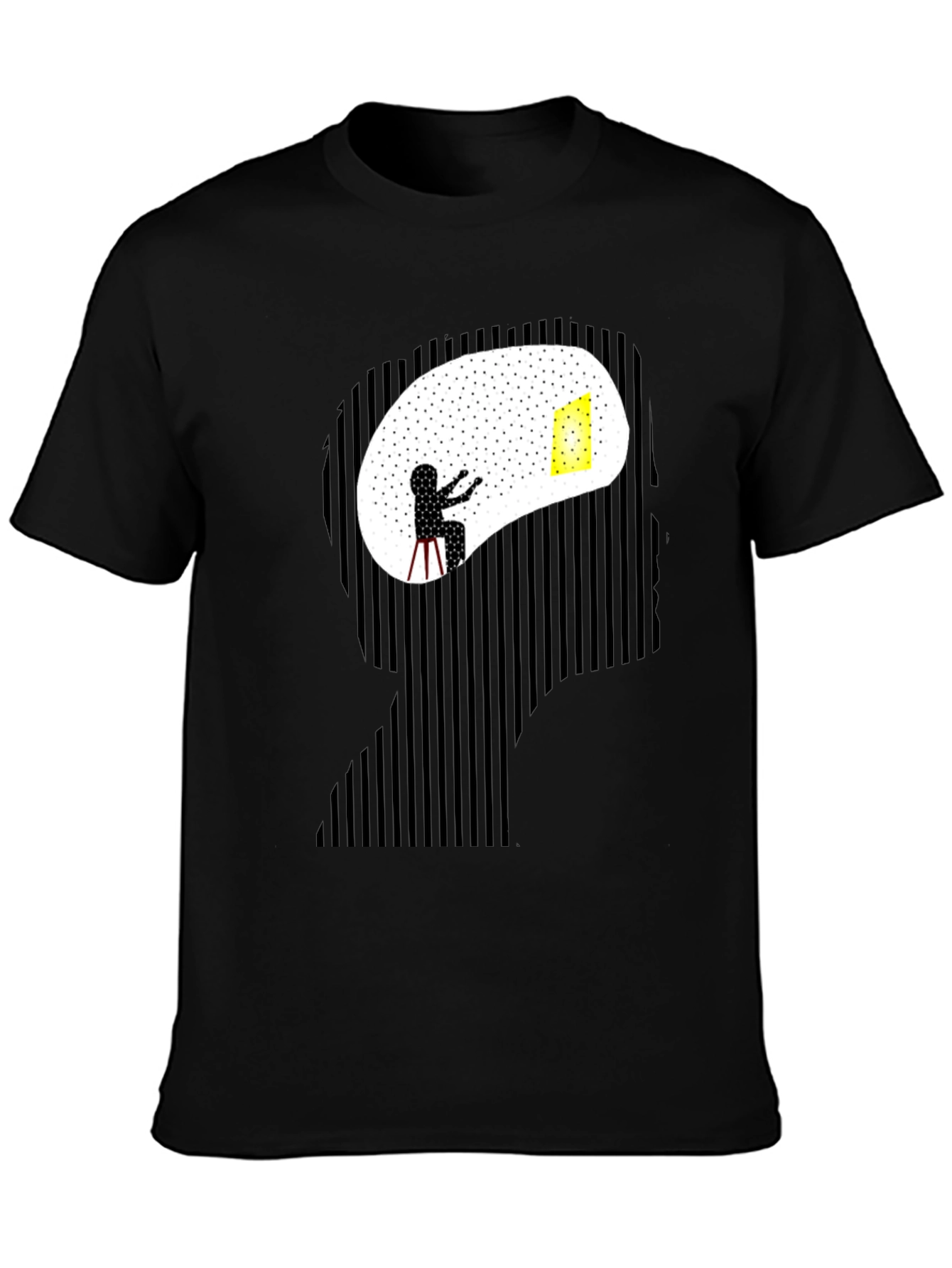 Thinking Man Graphic Tee - Unique Design