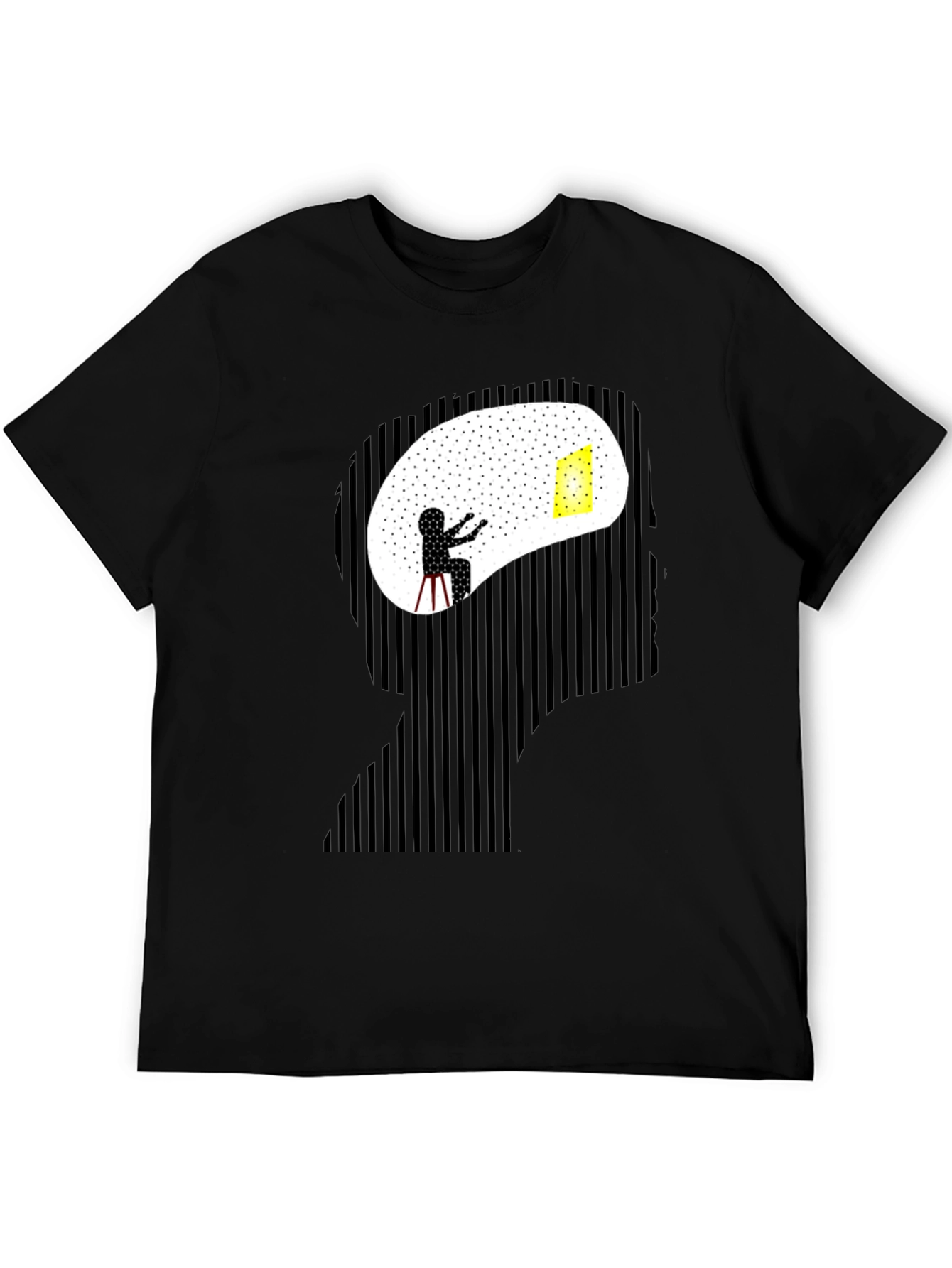 Thinking Man Graphic Tee - Unique Design