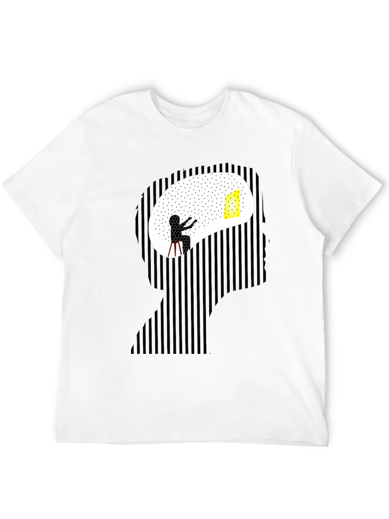 Thinking Man Graphic Tee - Unique Design