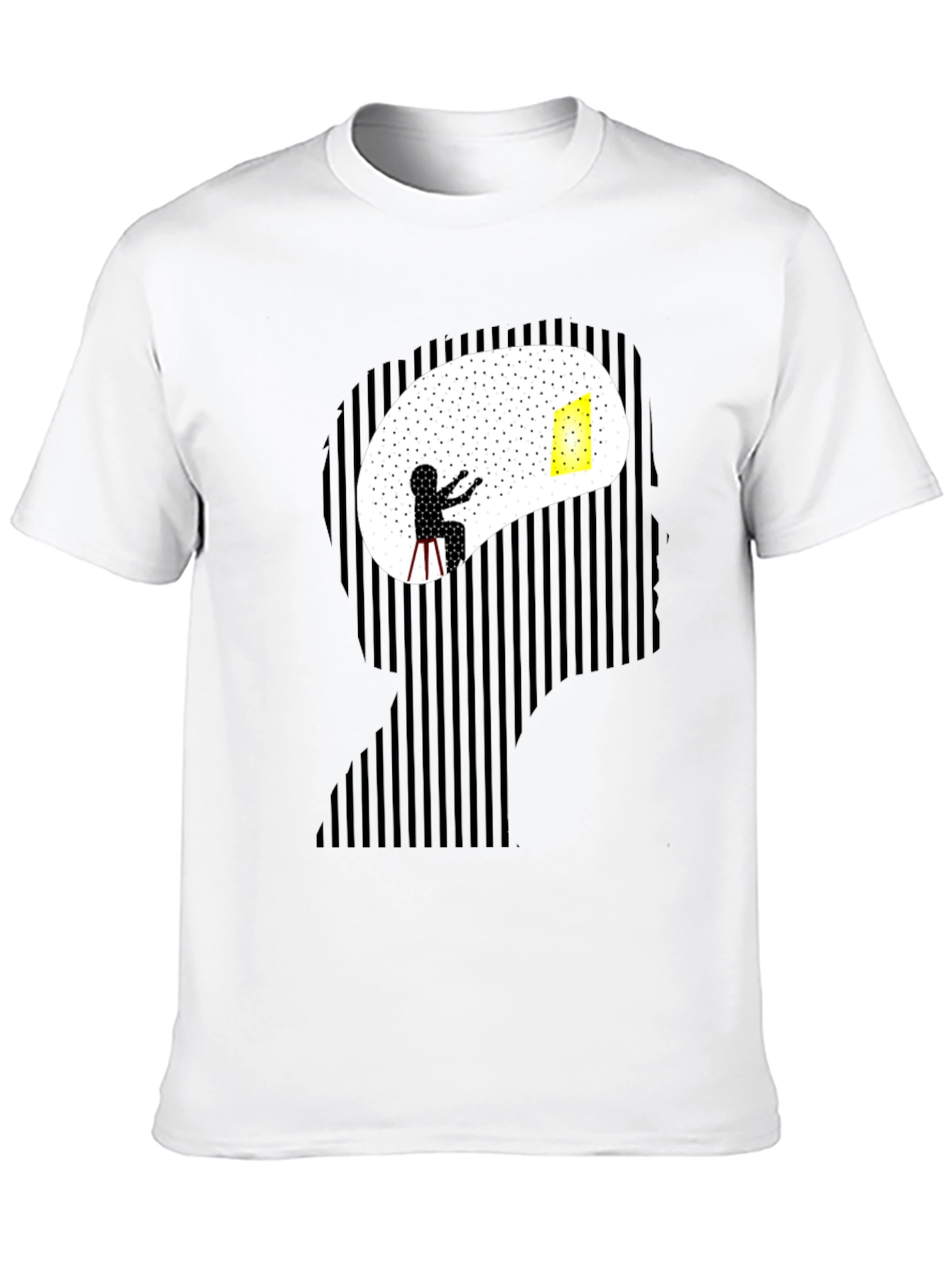 Thinking Man Graphic Tee - Unique Design