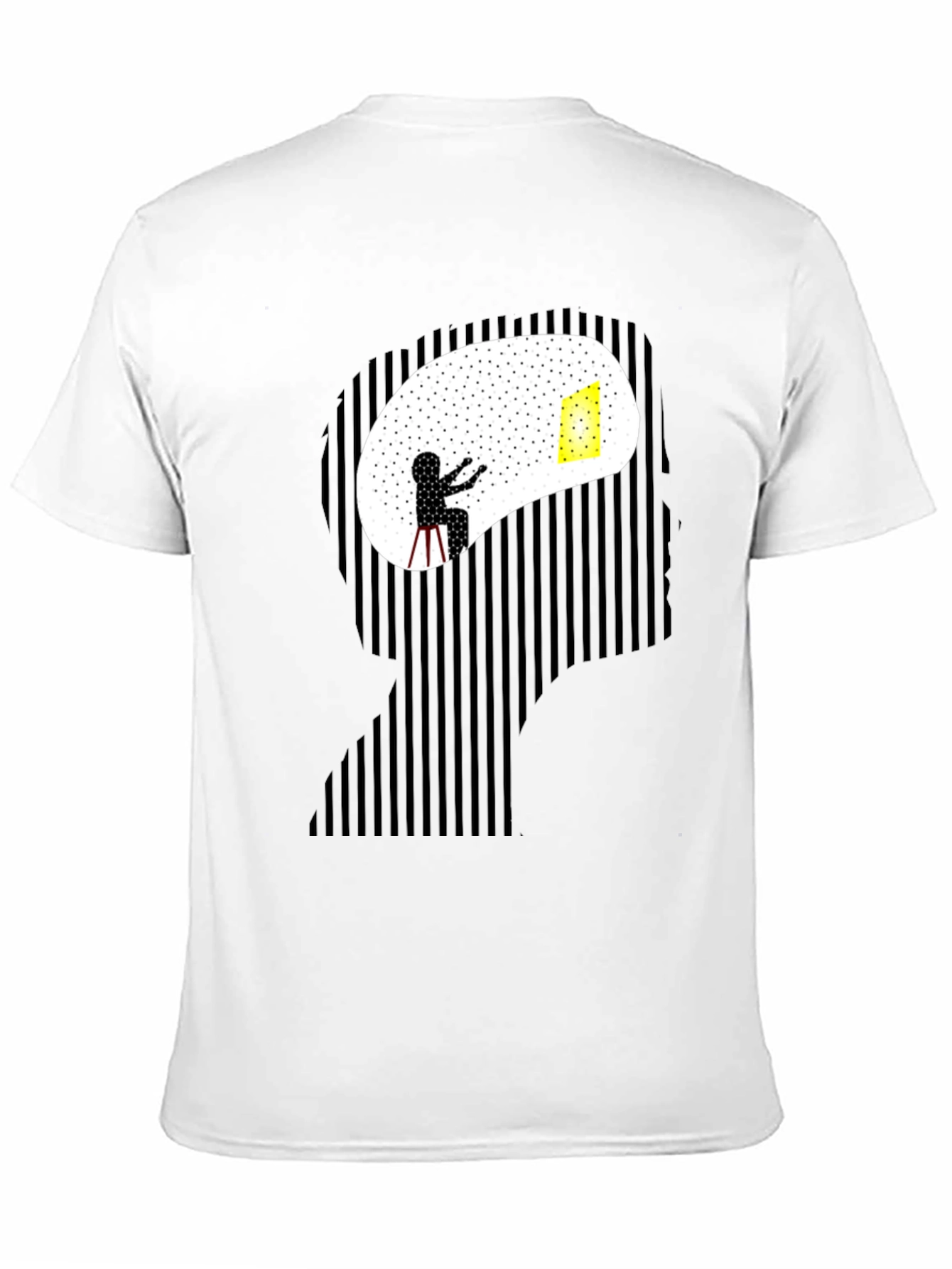Thinking Man Graphic Tee - Unique Design