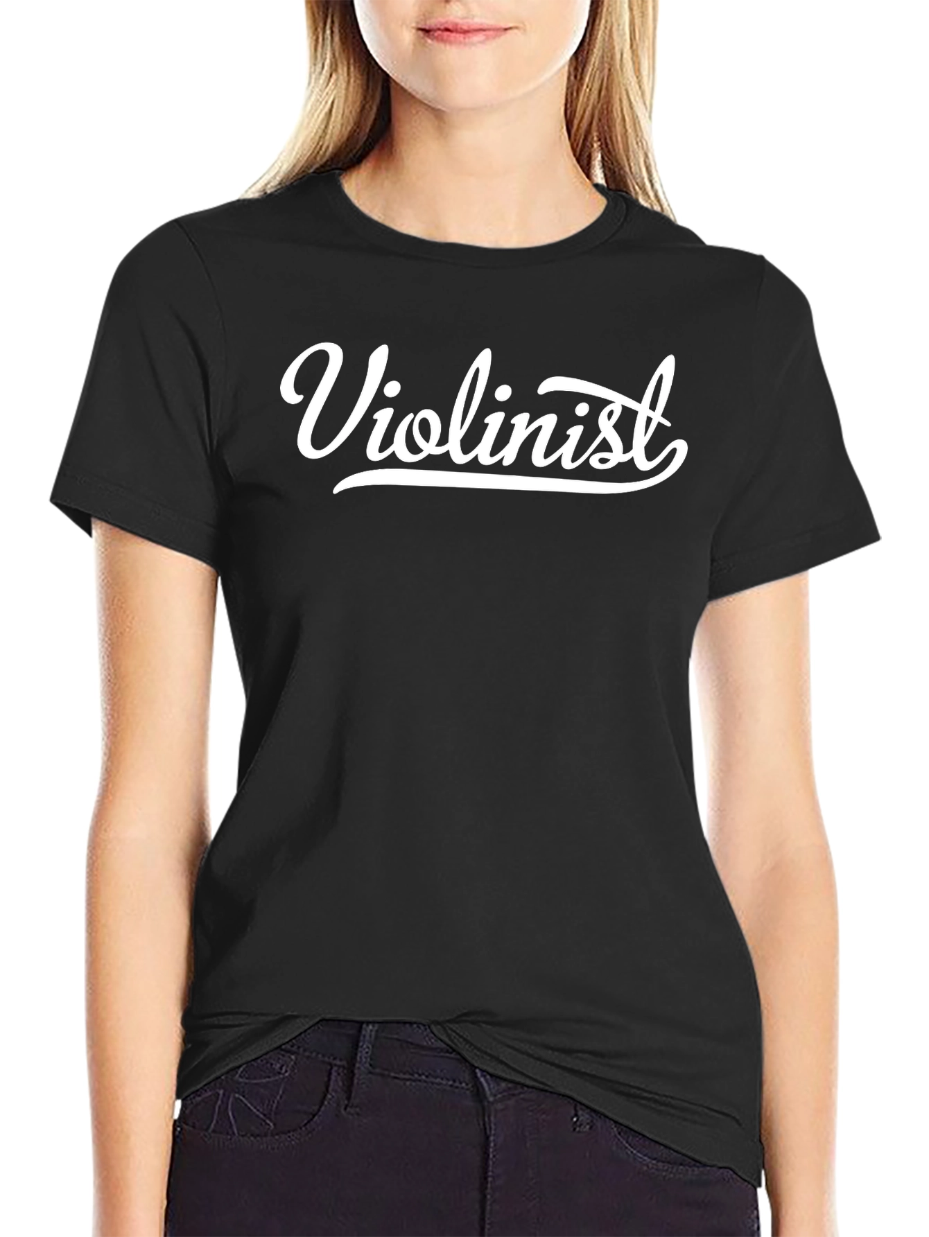 Violinist Graphic Tee - Cool Musician Shirt