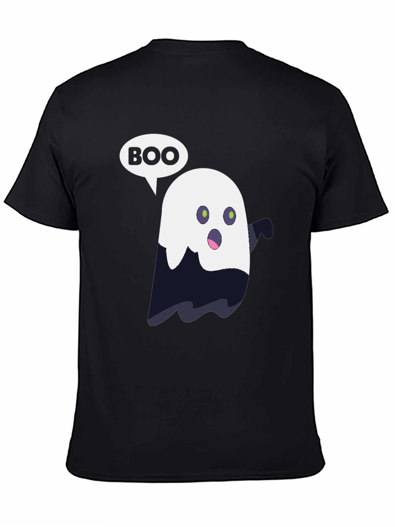 Boo Ghost Graphic T-Shirt - Halloween Spooky Season Tee