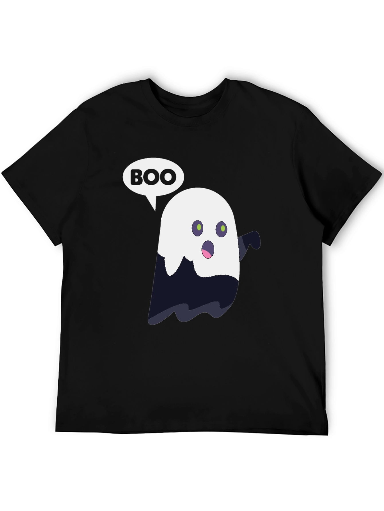Boo Ghost Graphic T-Shirt - Halloween Spooky Season Tee