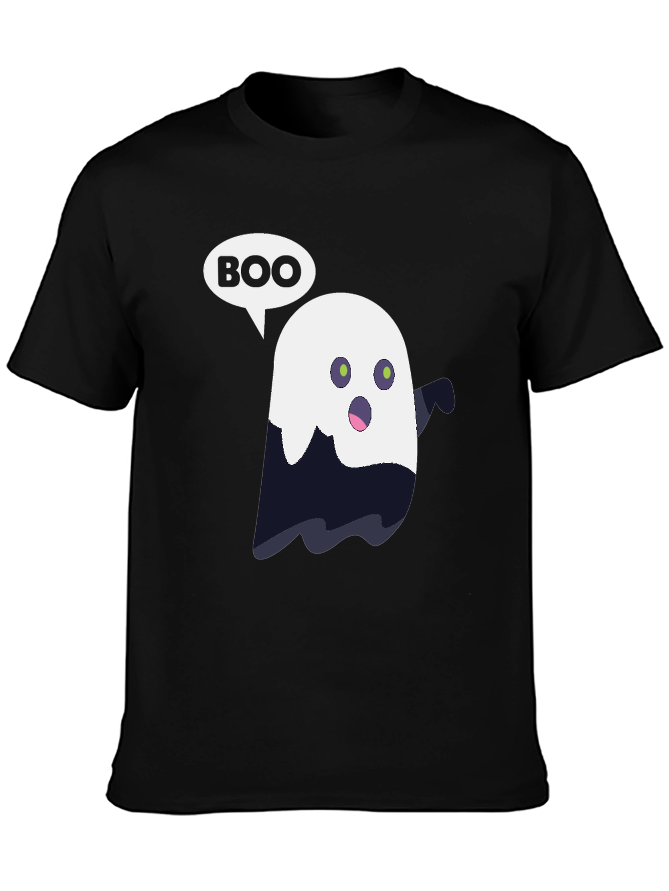 Boo Ghost Graphic T-Shirt - Halloween Spooky Season Tee
