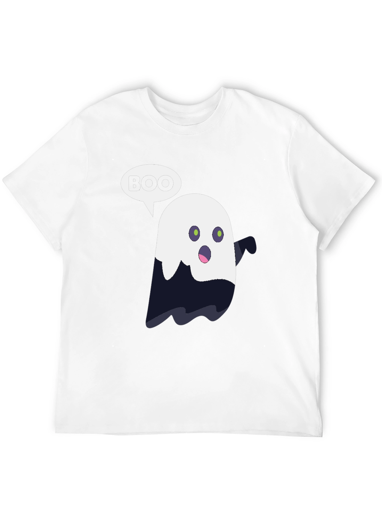 Boo Ghost Graphic T-Shirt - Halloween Spooky Season Tee