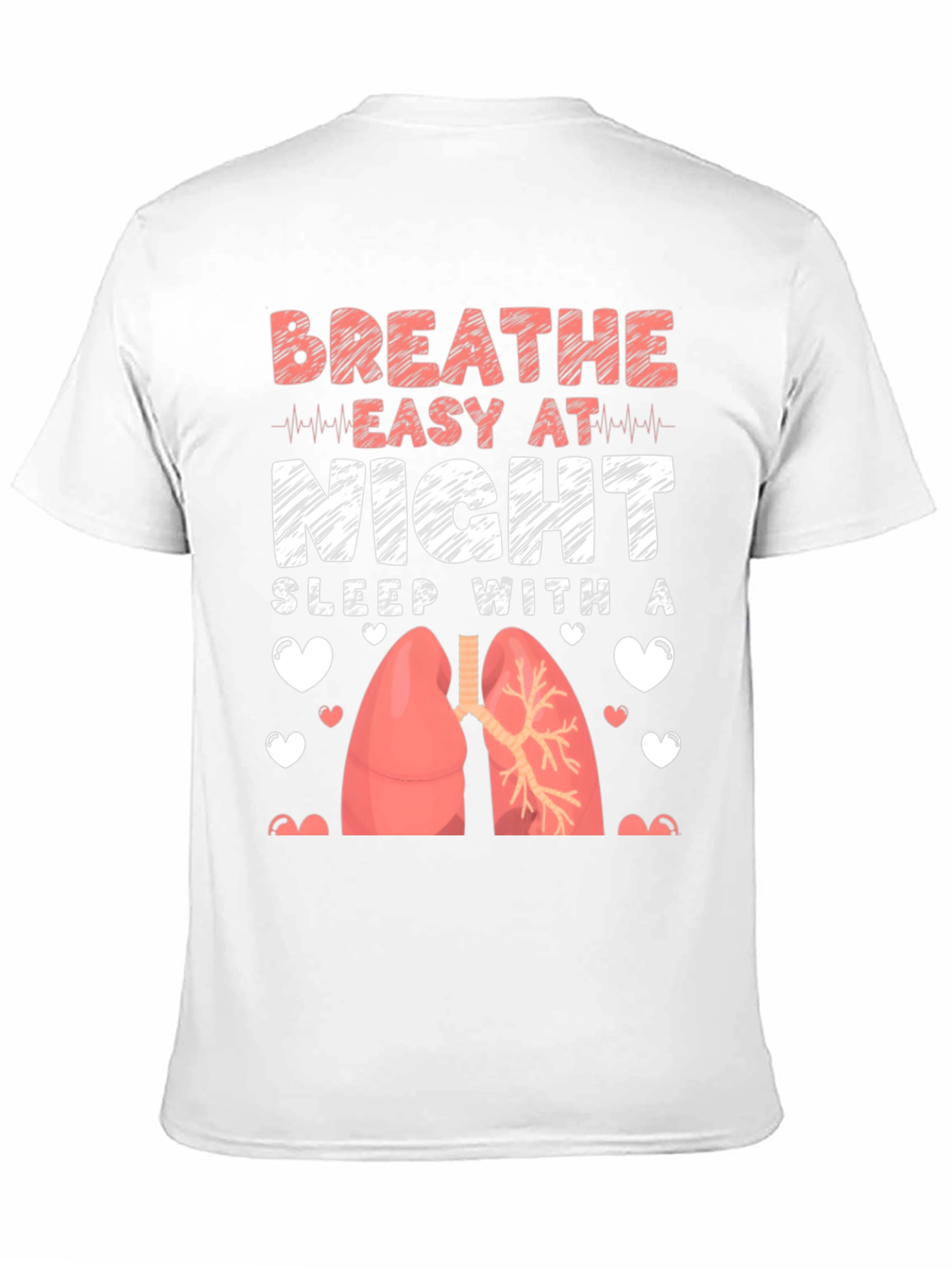 Breathe Easy at Night Lungs Graphic Tee