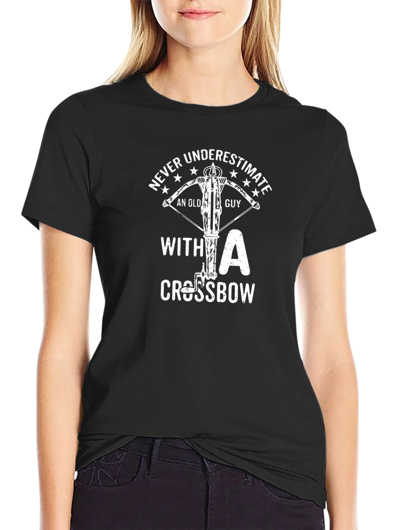Old Guy Crossbow Graphic Tee
