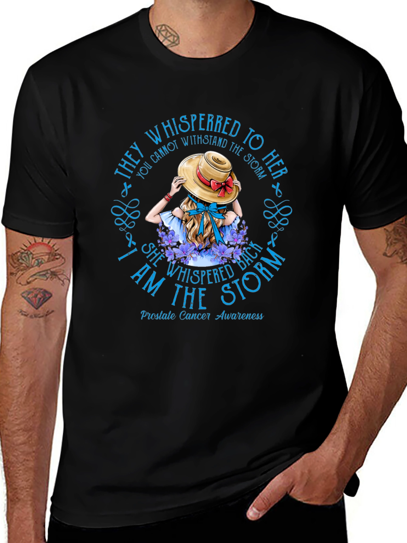 I Am The Storm T-Shirt Prostate Cancer Awareness