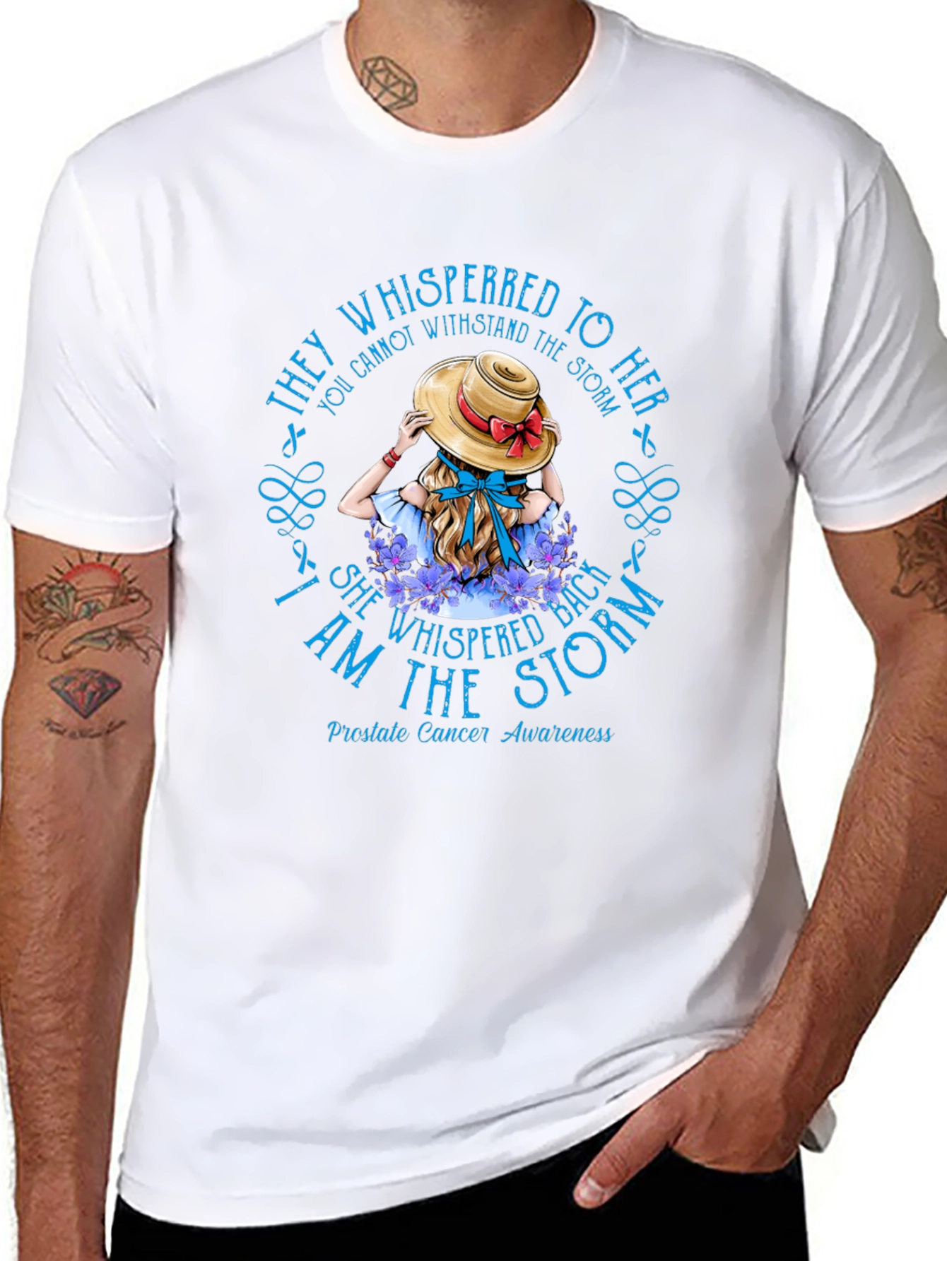 I Am The Storm T-Shirt Prostate Cancer Awareness