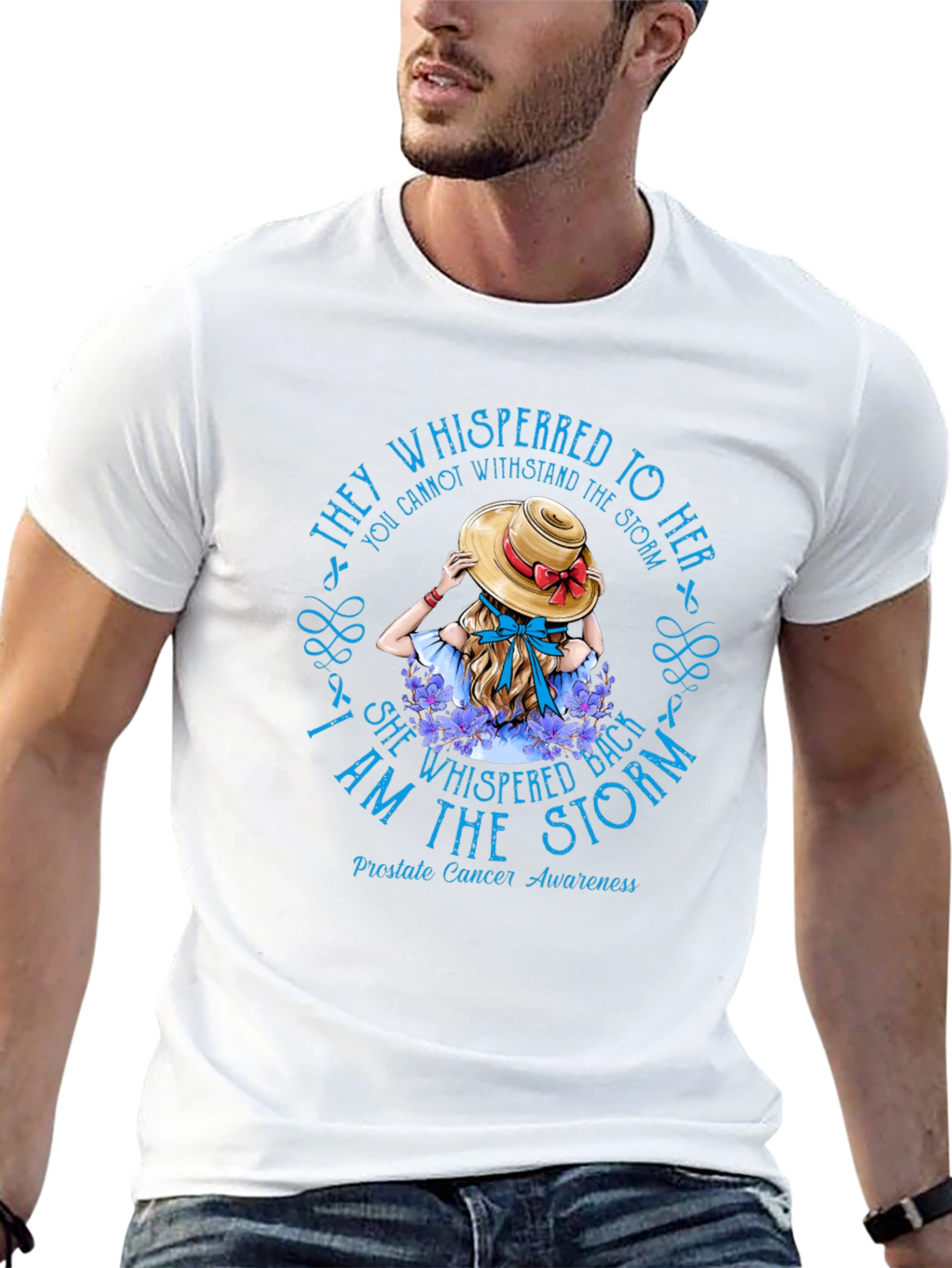 I Am The Storm T-Shirt Prostate Cancer Awareness