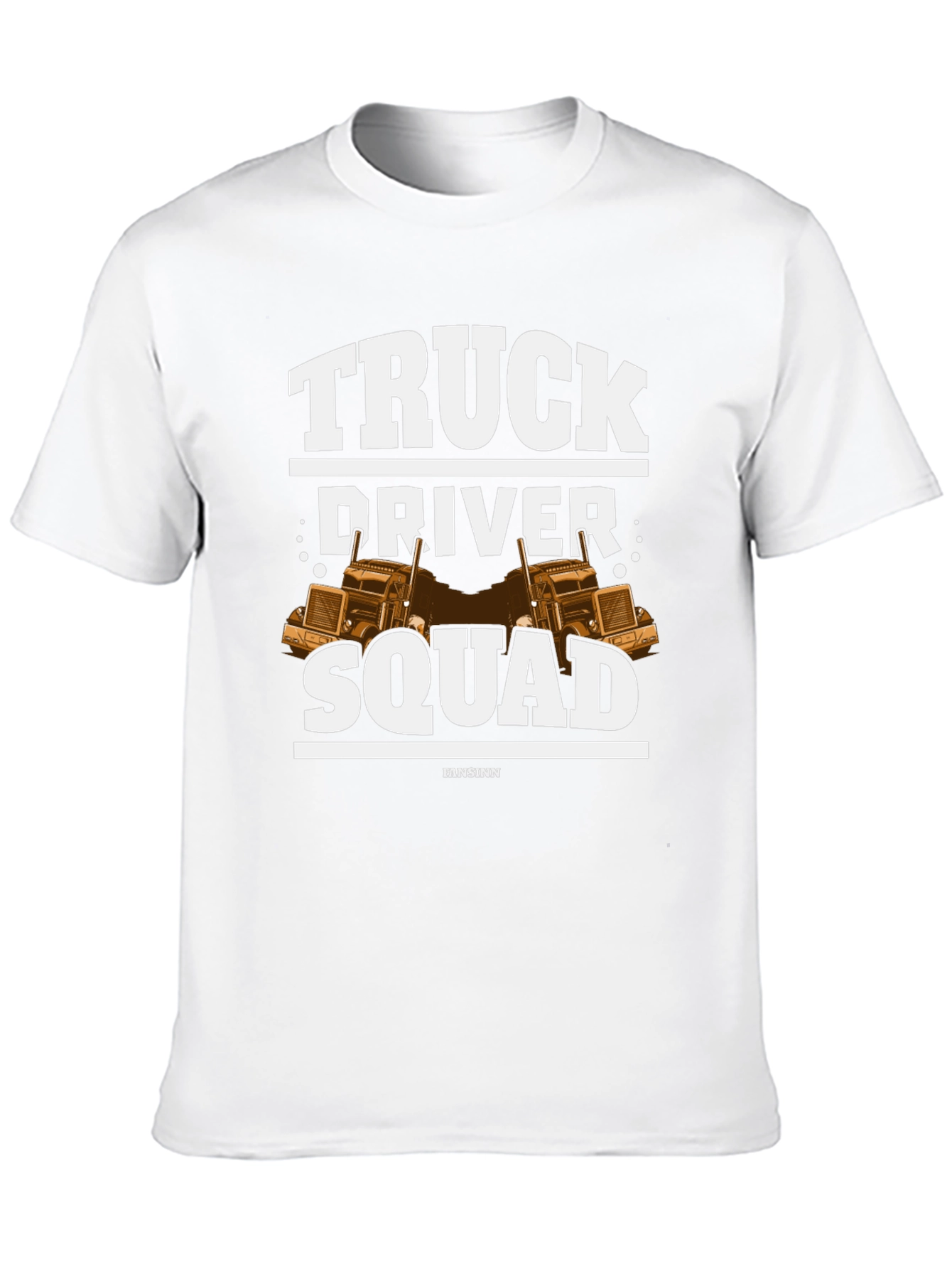 Truck Driver Squad Graphic Tee - Black