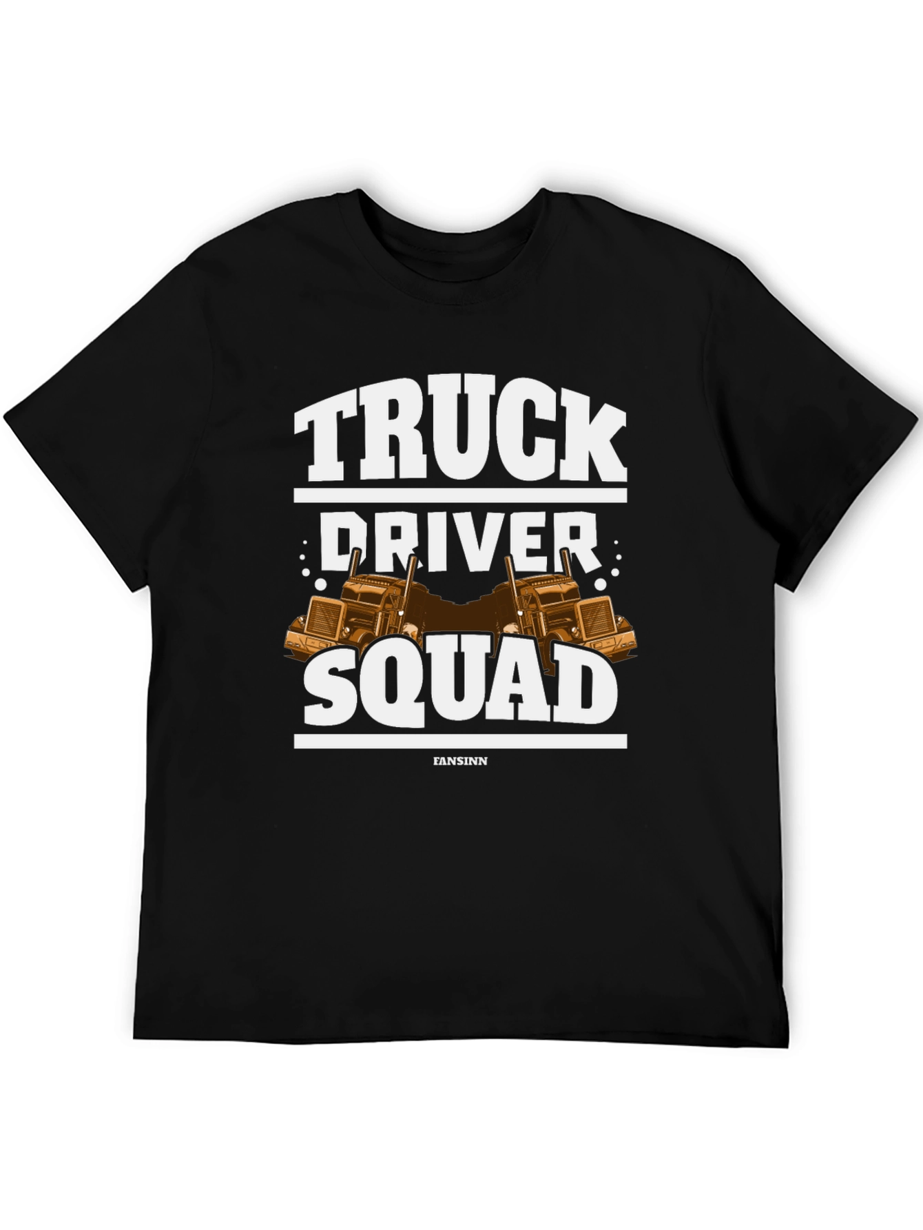 Truck Driver Squad Graphic Tee - Black